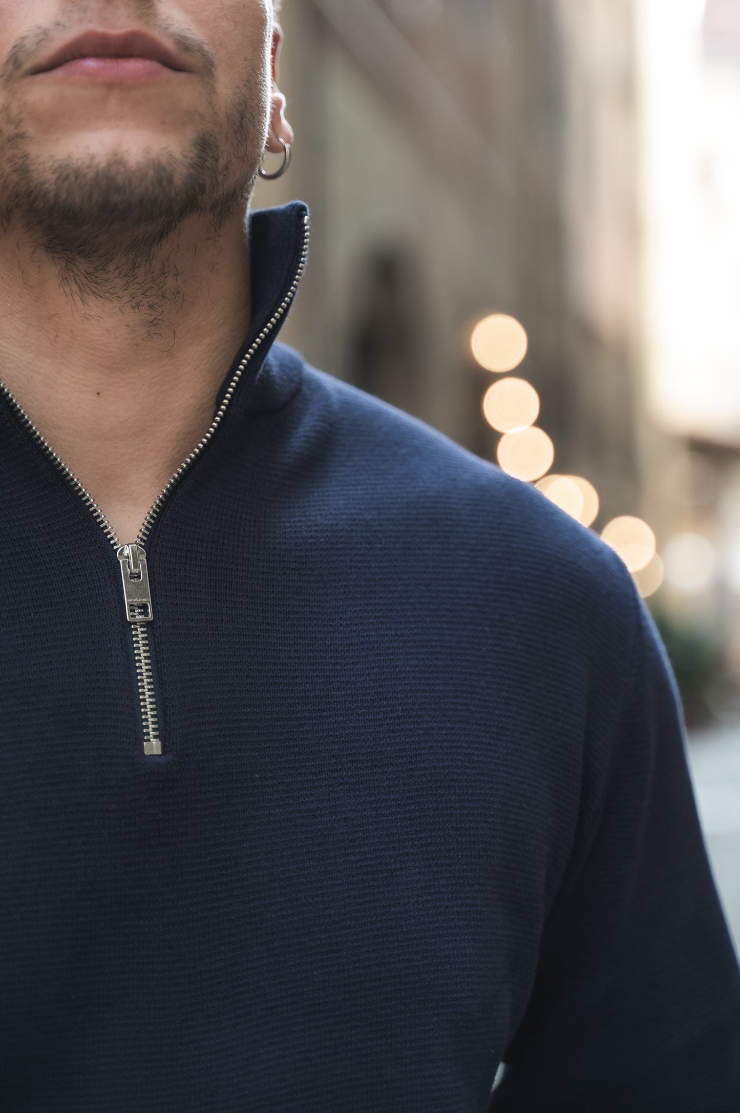 Pull collo alto Zip J&J