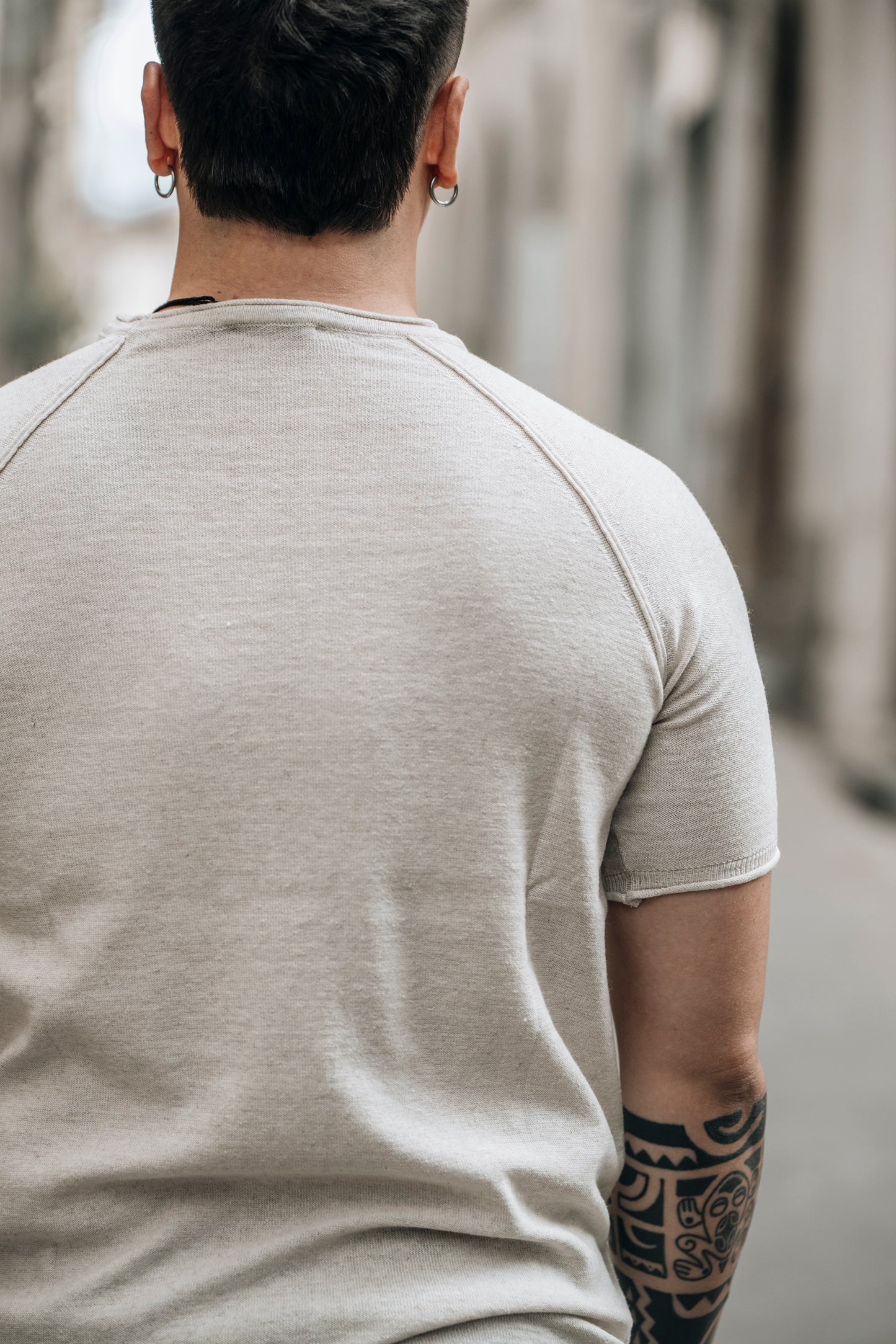 T-shirt in filo OVER/D