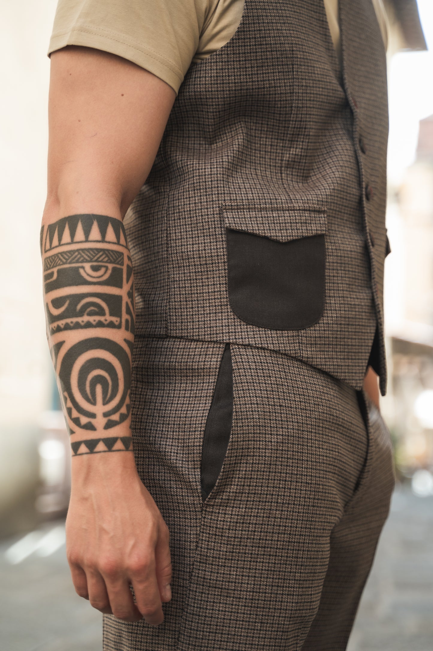 Gilet tasca a toppa OVER/D