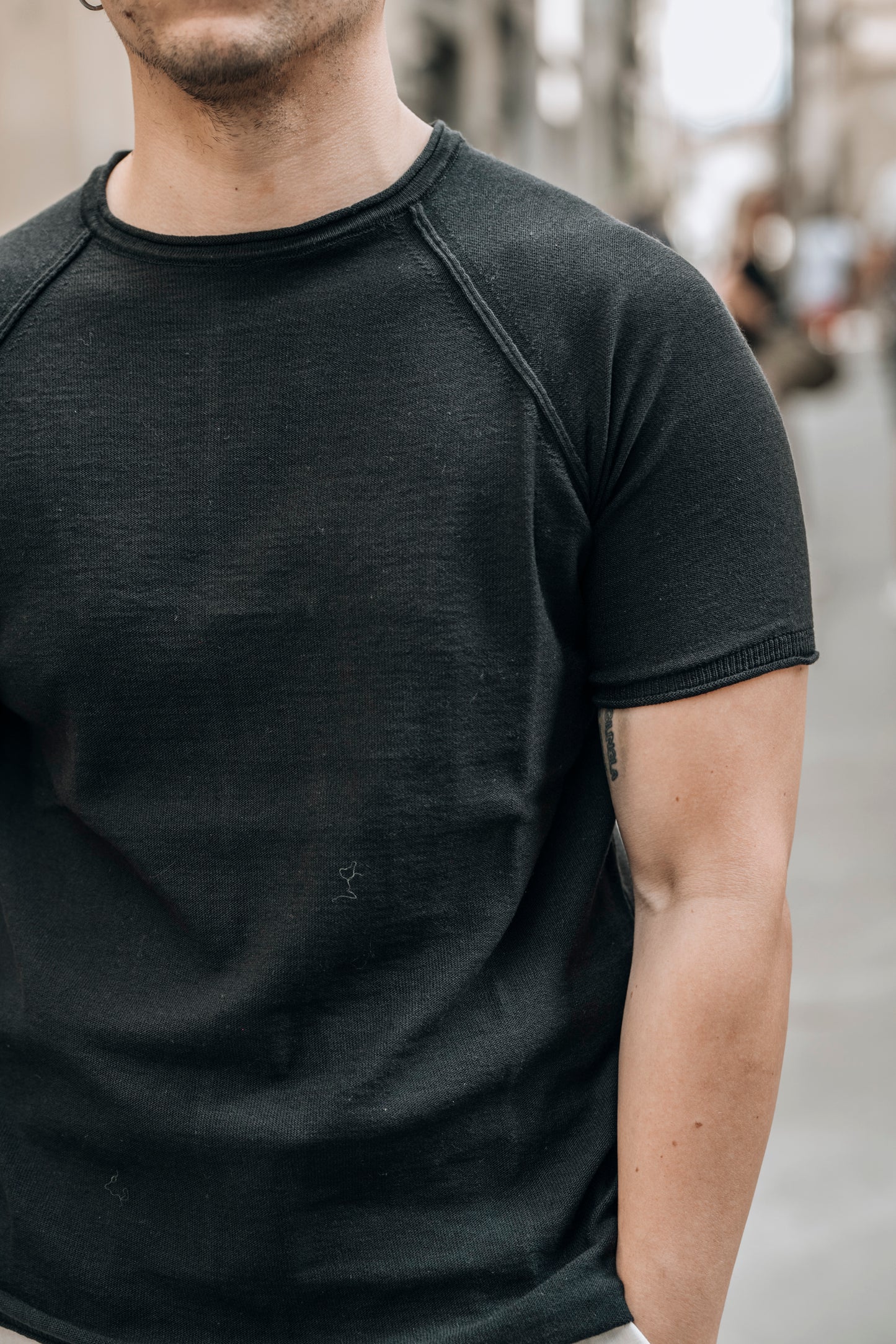 T-shirt in filo OVER/D