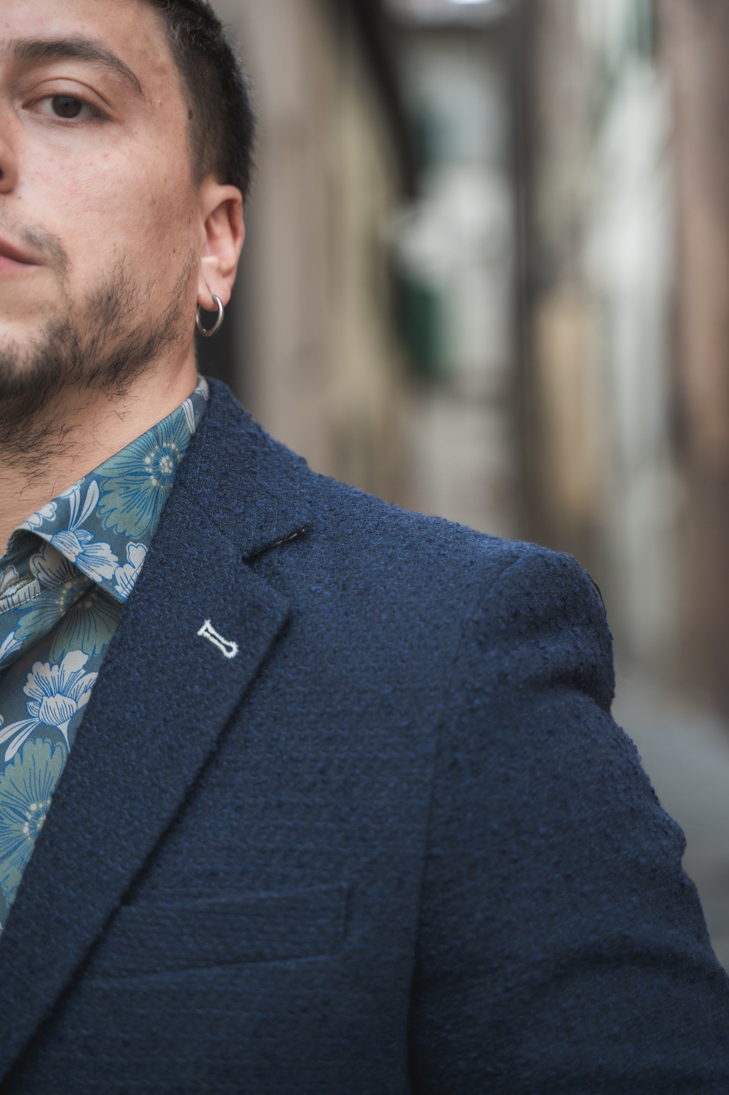 Giacca 2 bottoni Boucle BLOCK11