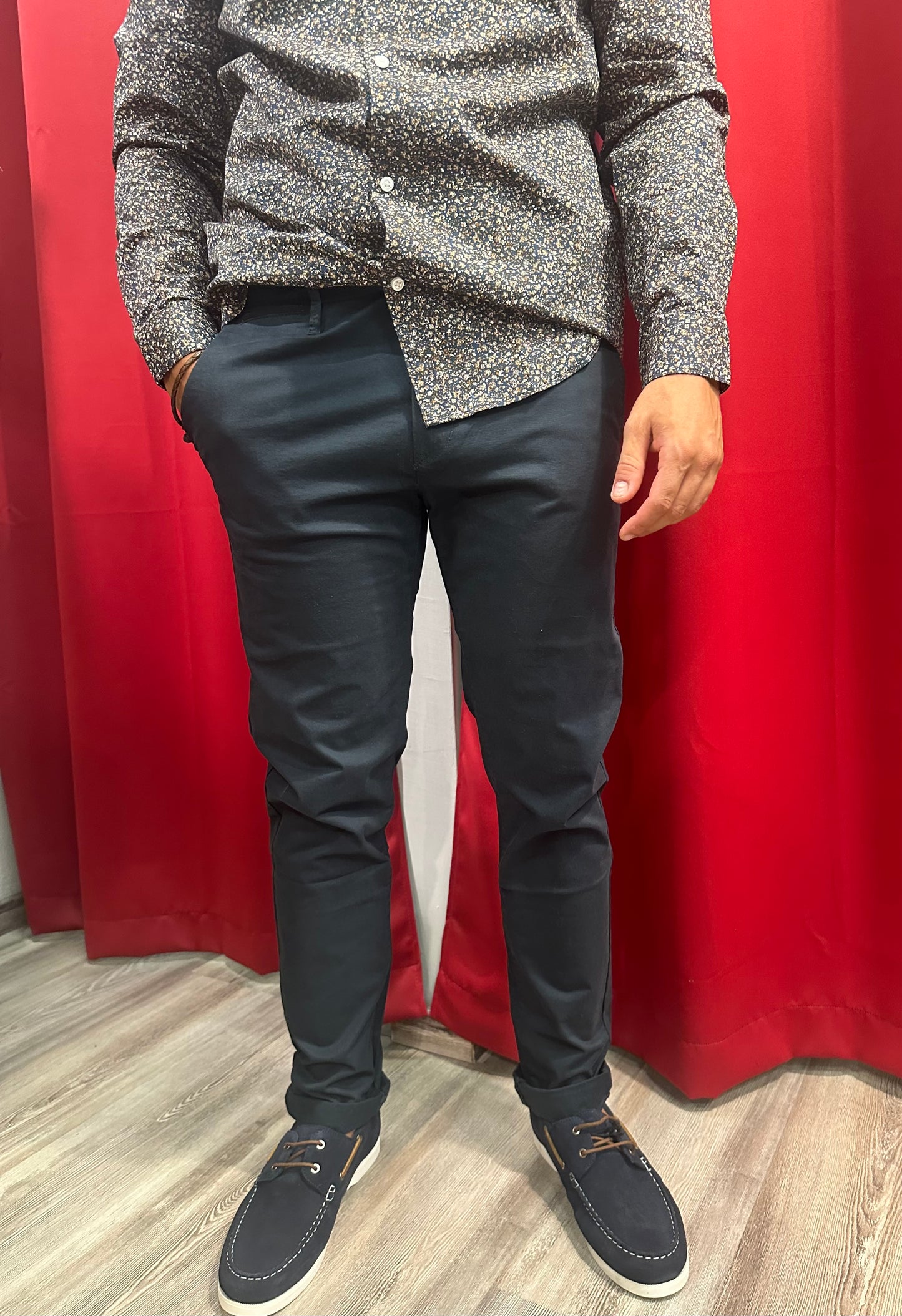 Camicia con Collo Fantasia