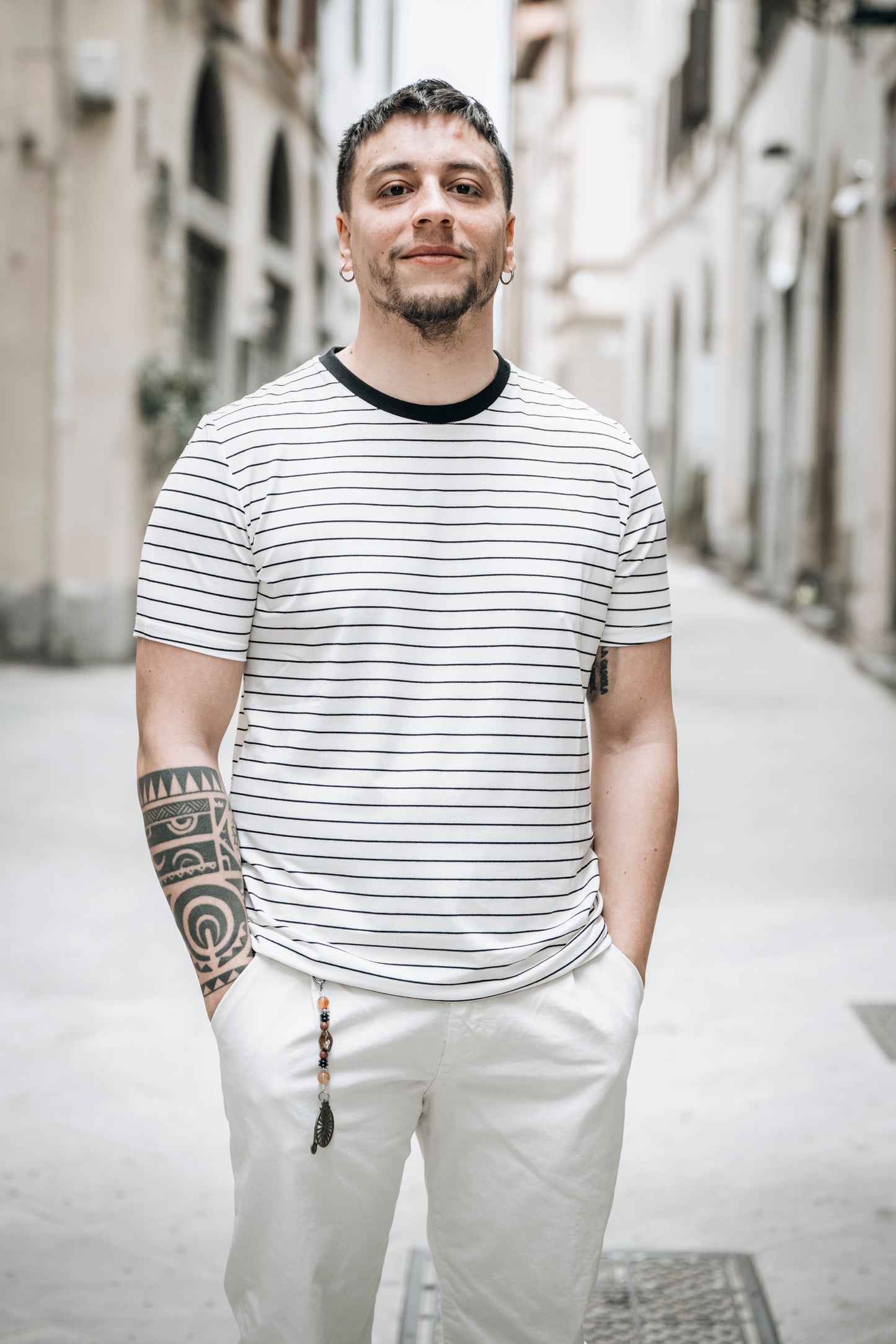 T-shirt Righe OVER/D