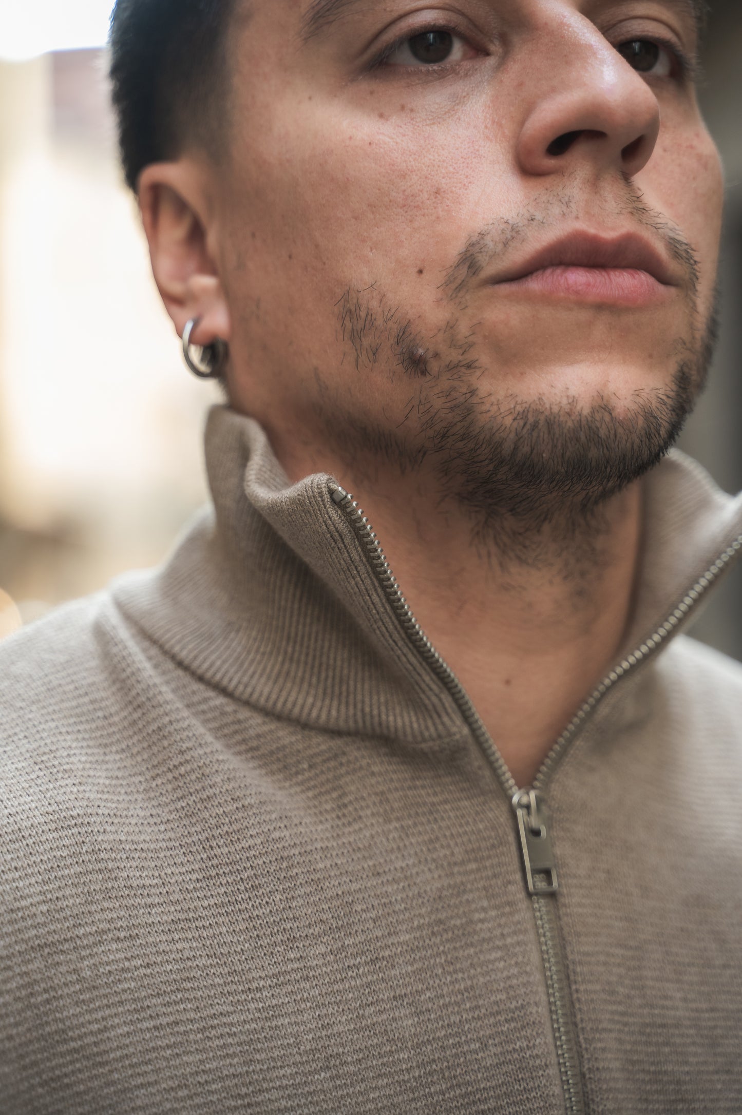 Pull collo alto Zip J&J