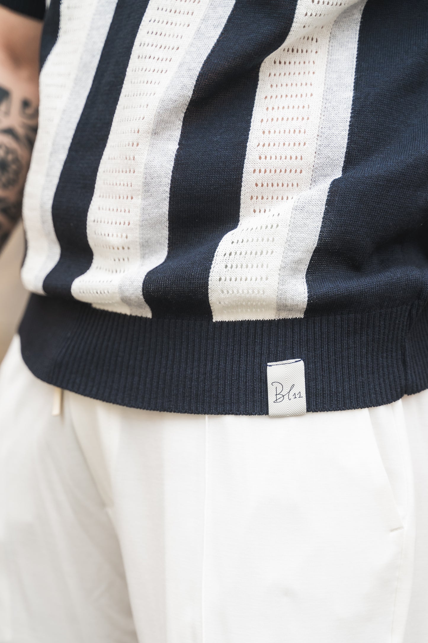 Polo traforata BL11