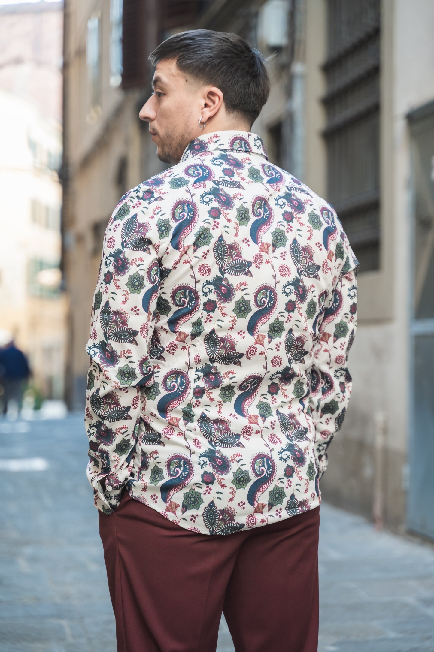 Camicia collo francese OVER/D