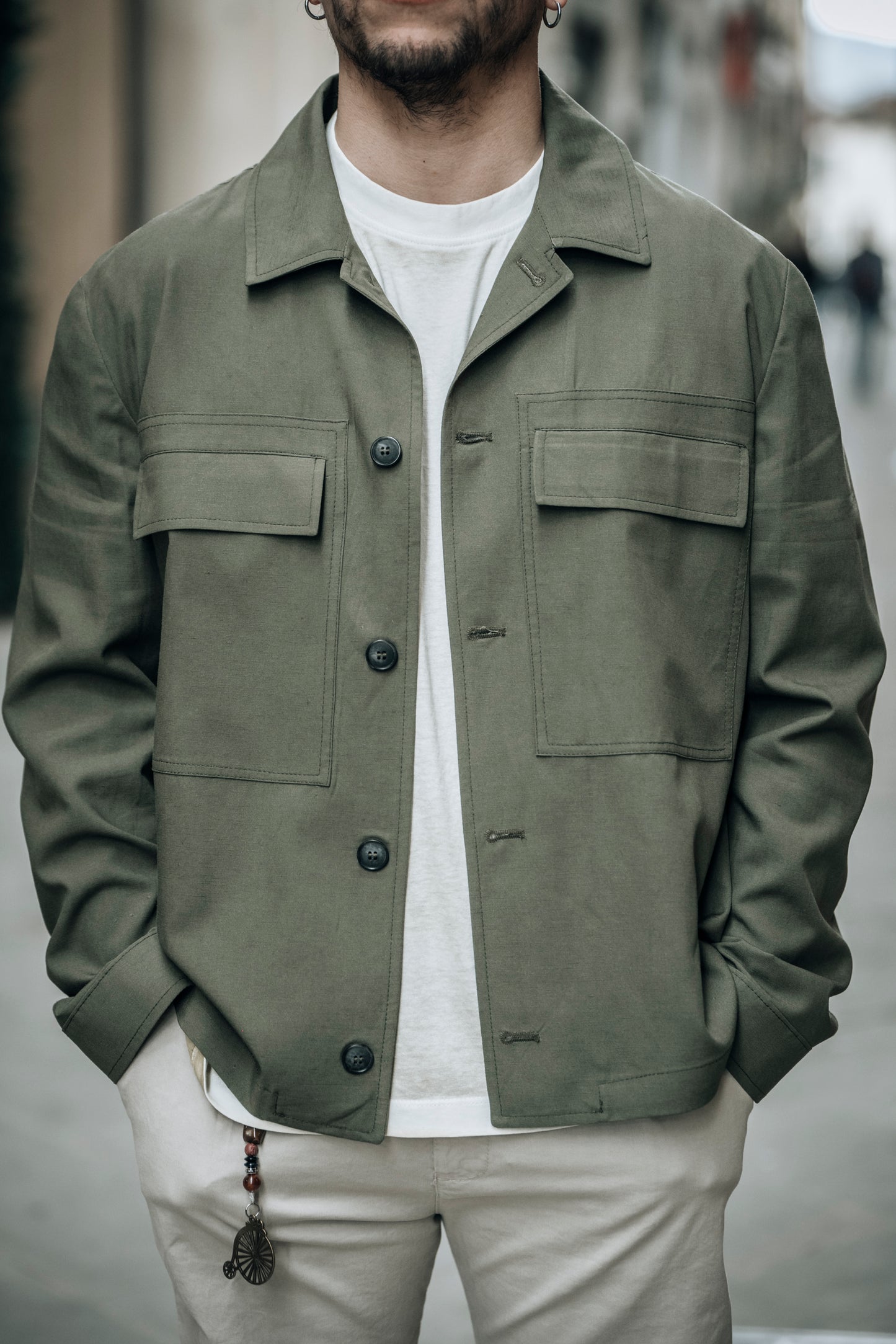 Giubbino Collo Camicia OVER/D