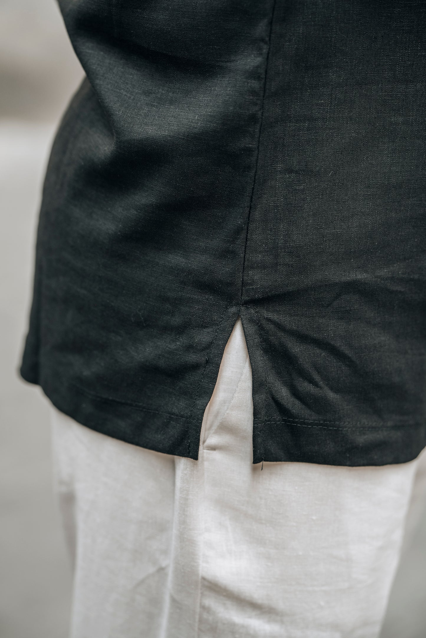 Polo con colletto in maglia OVER/D