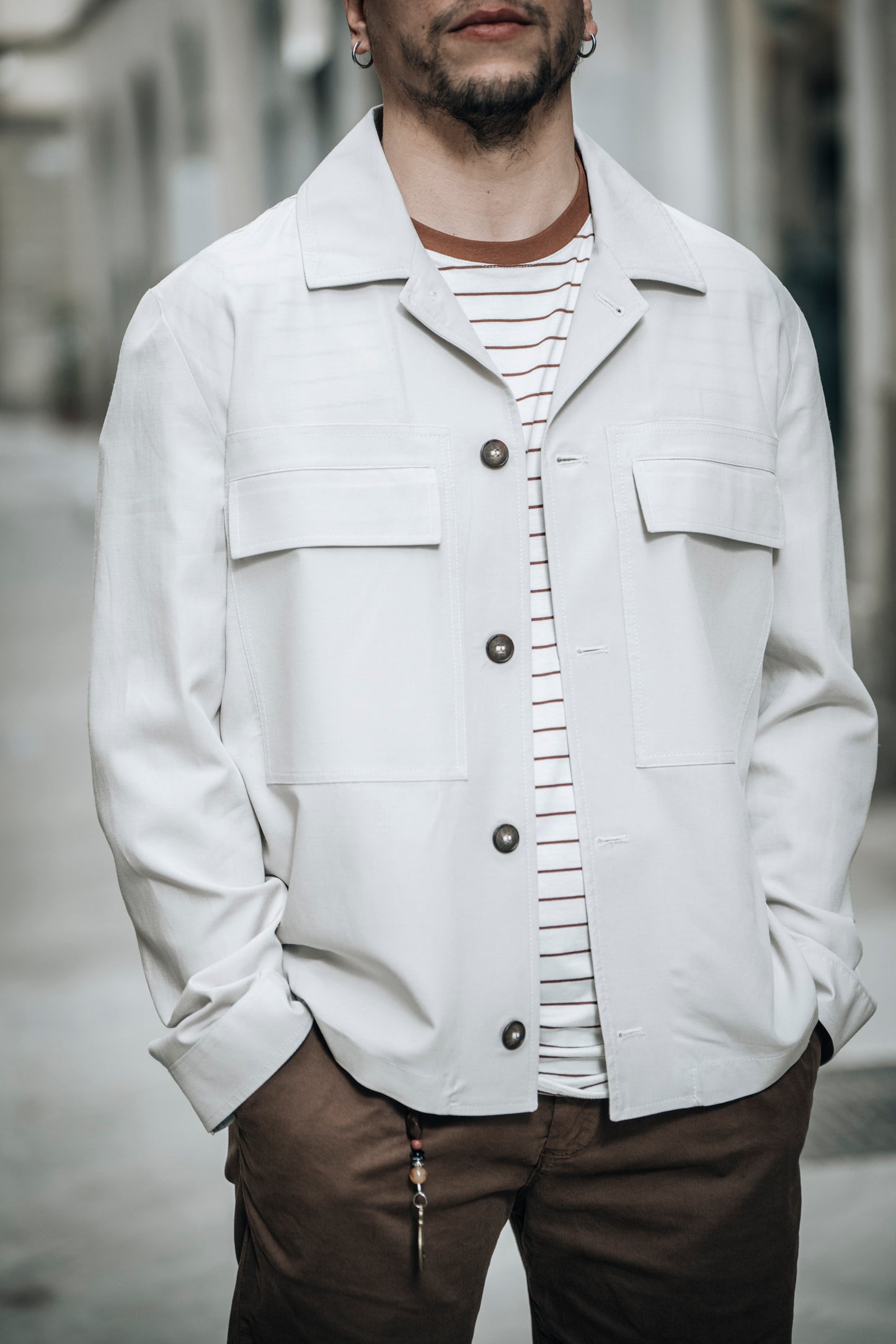 Giubbino Collo Camicia OVER/D
