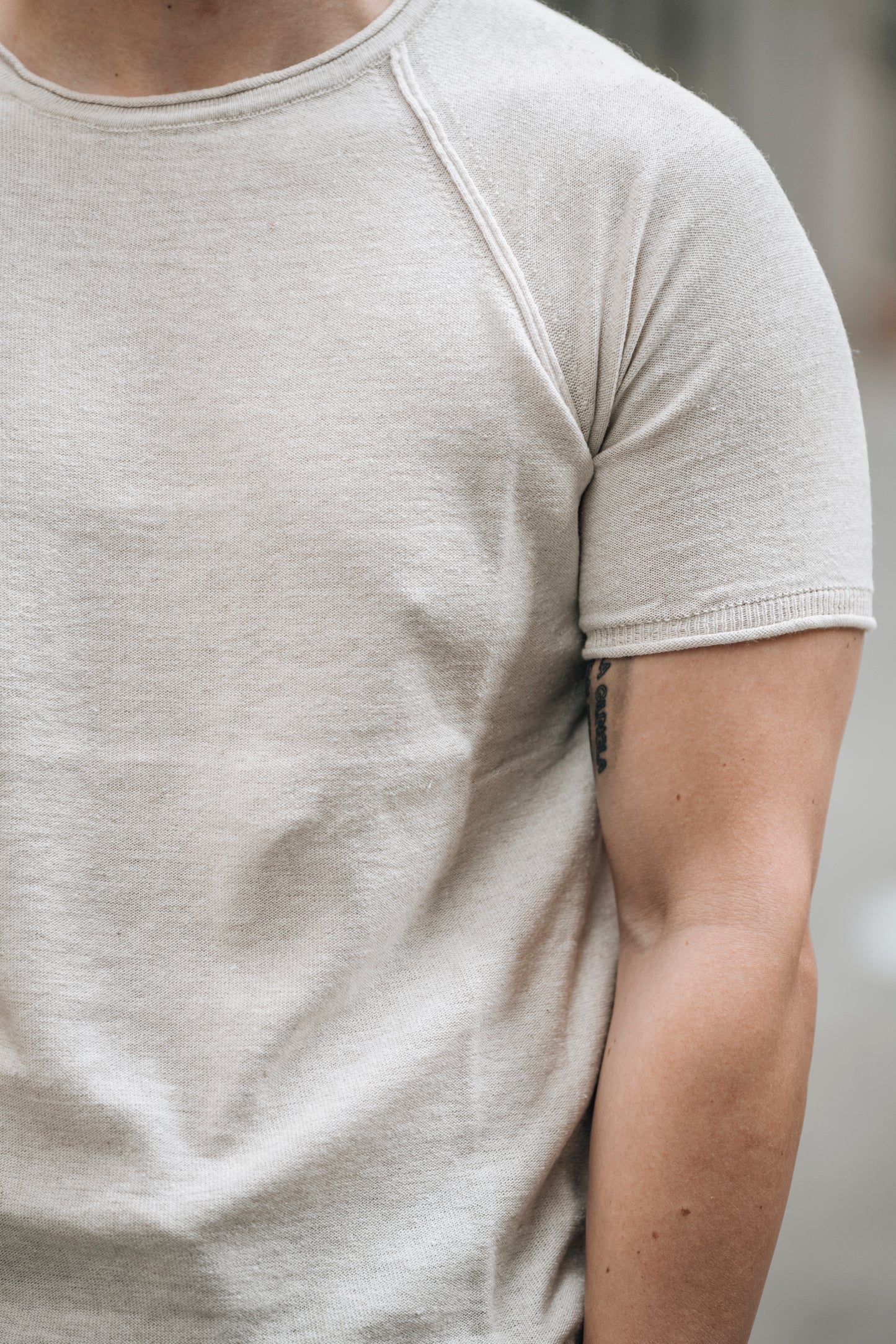 T-shirt in filo OVER/D