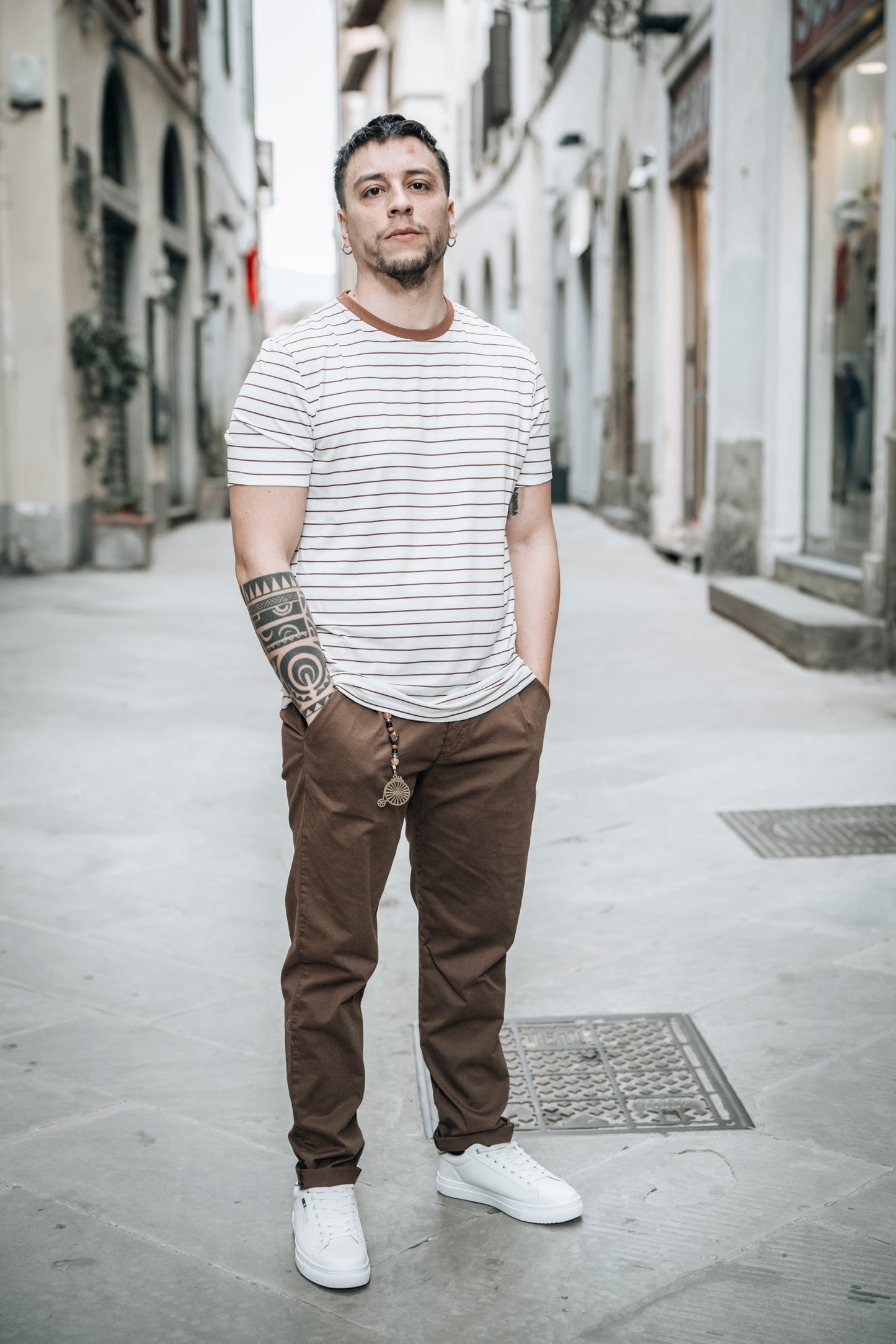 T-Shirt Righe OVER/D