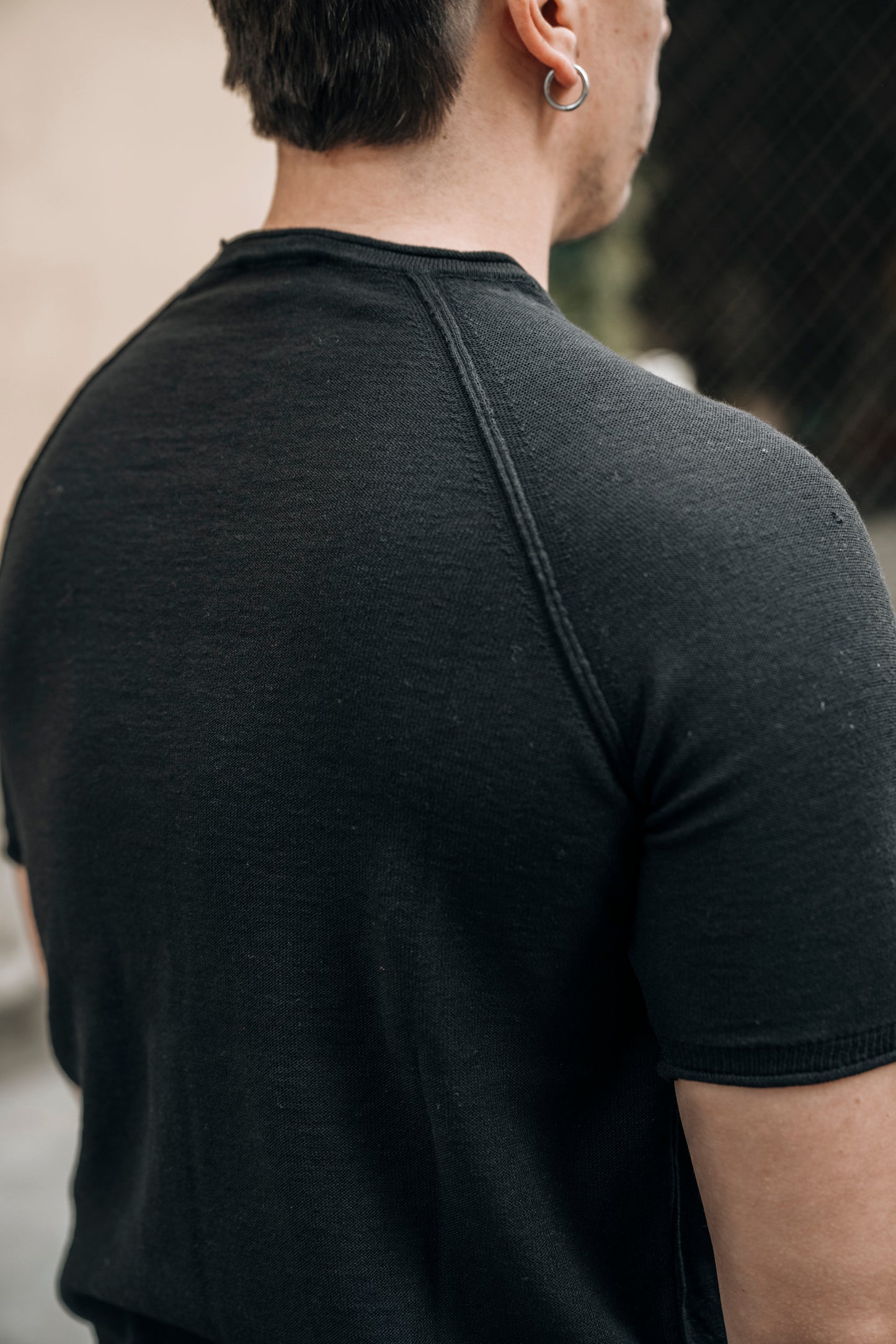 T-shirt in filo OVER/D