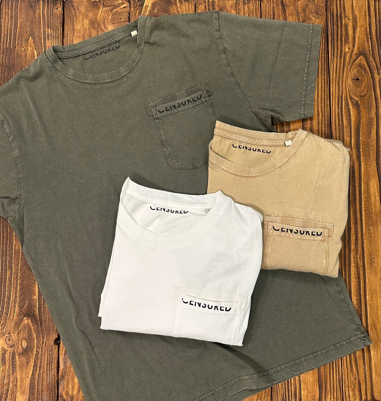 T-shirt con taschino CENSURED