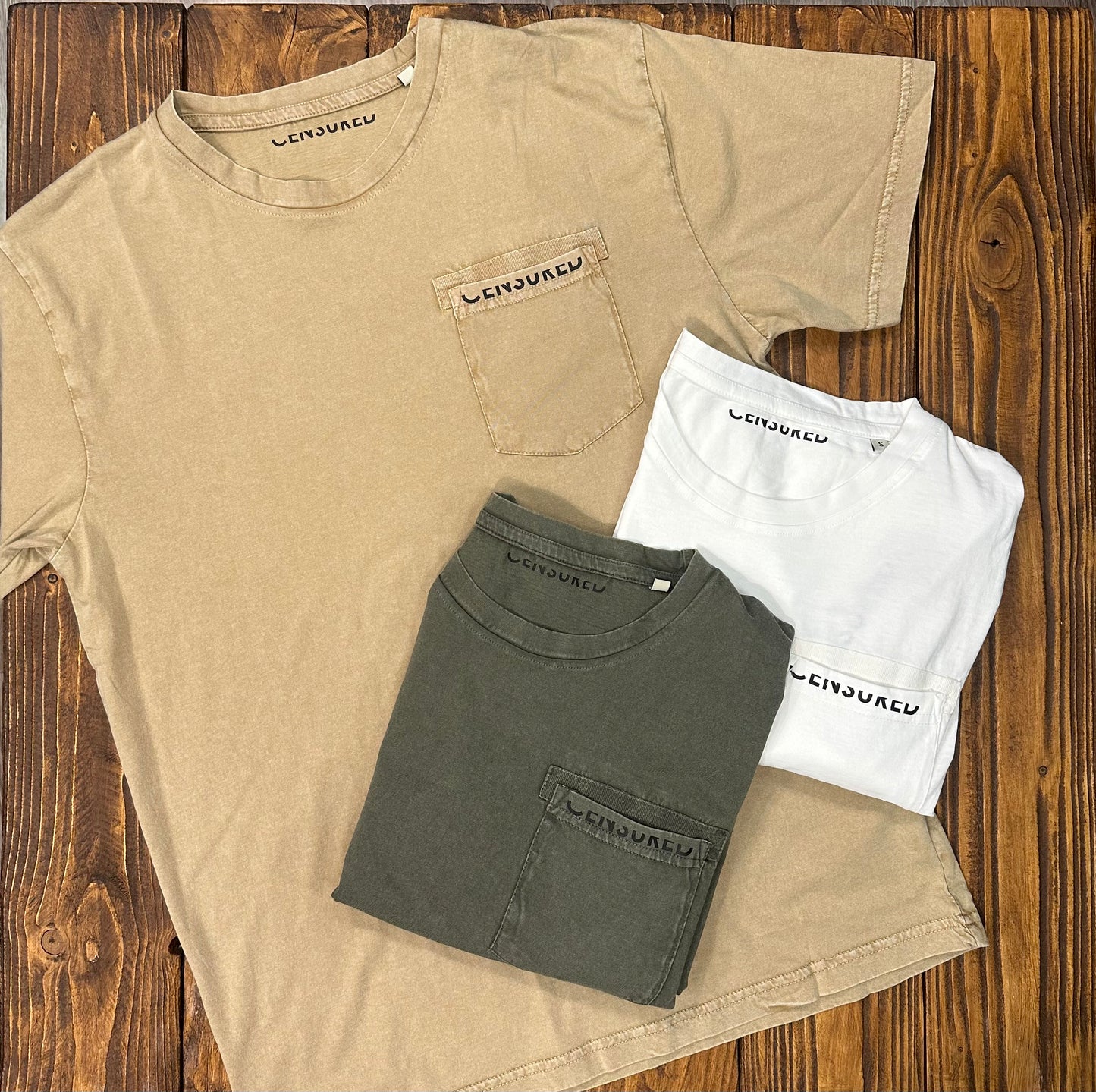 T-shirt con taschino CENSURED