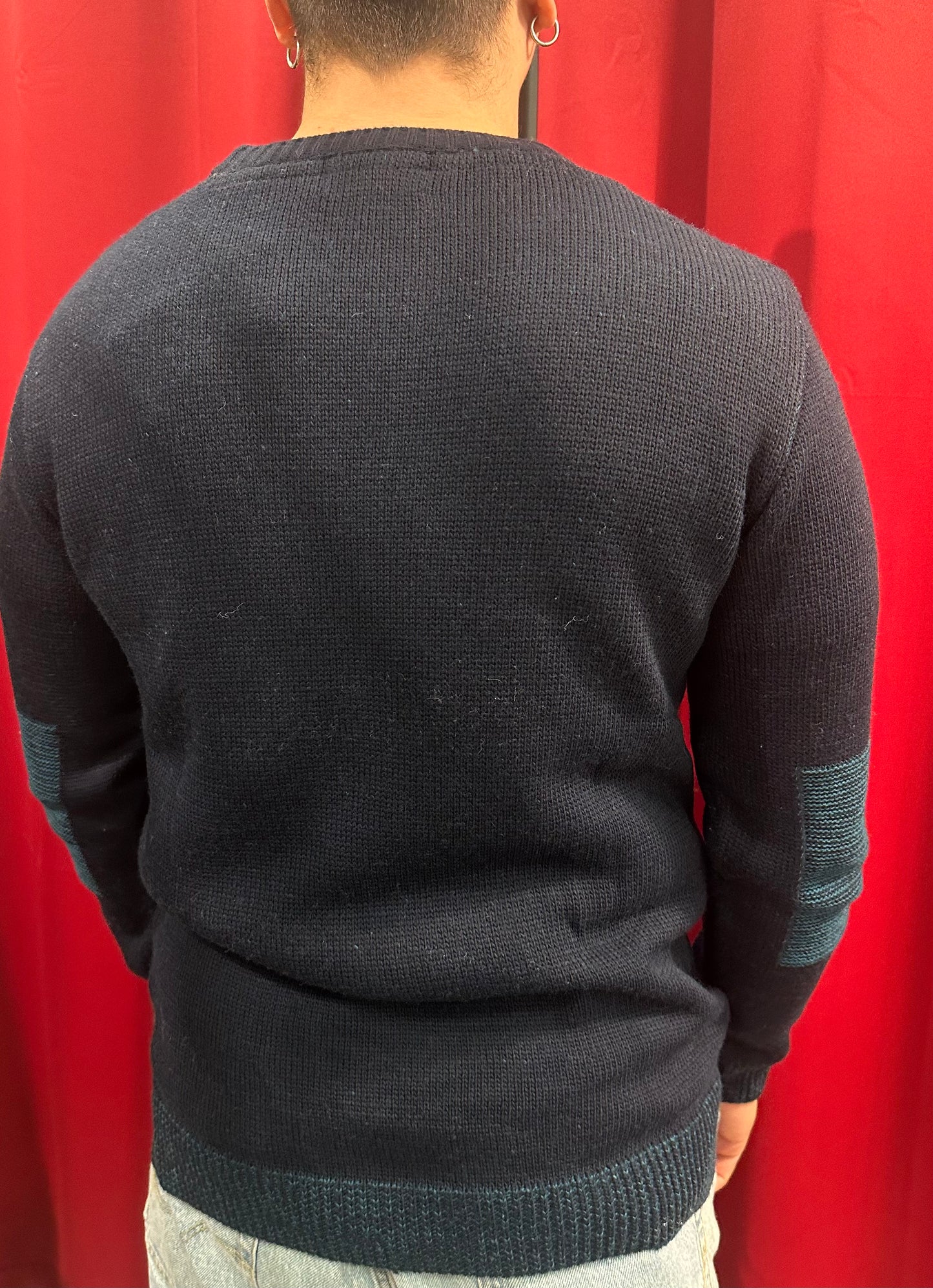 Maglia Paricollo con Toppe