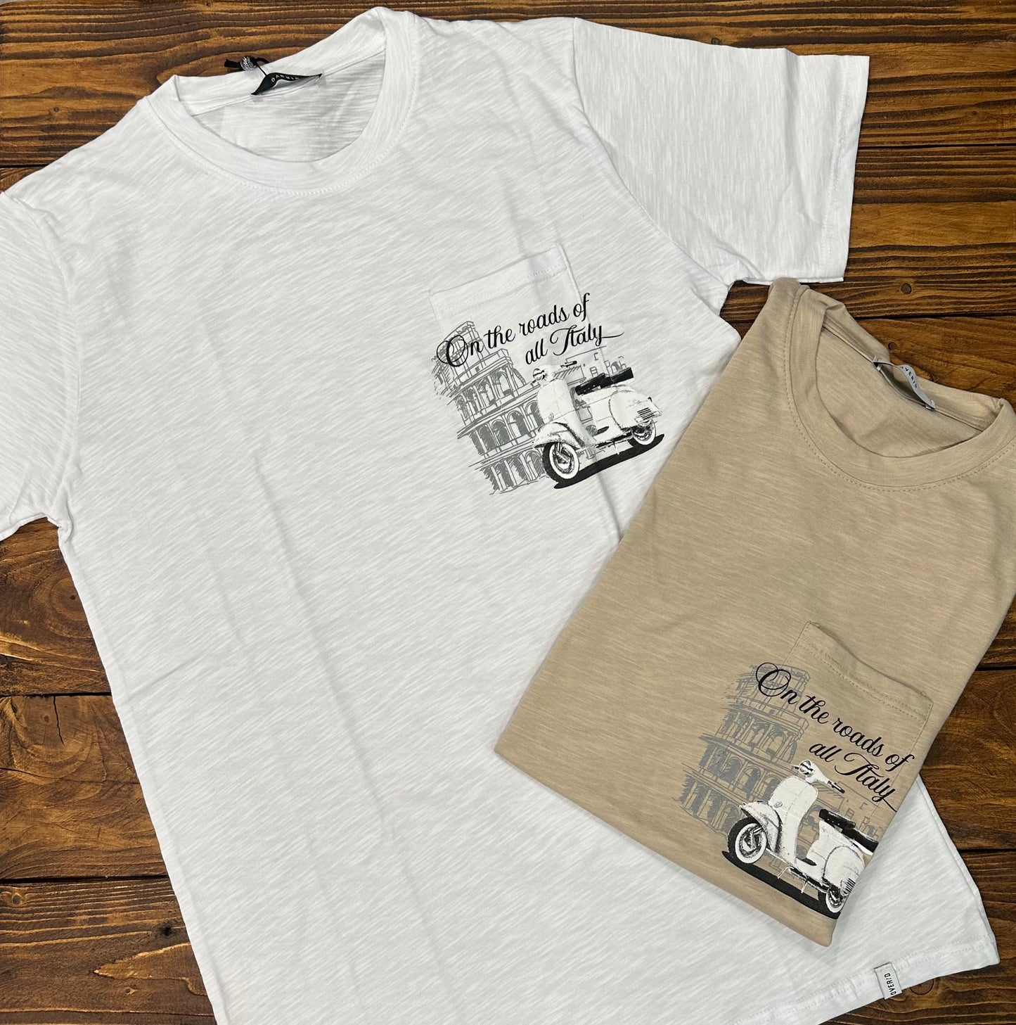 T-Shirt con taschino OVER/D