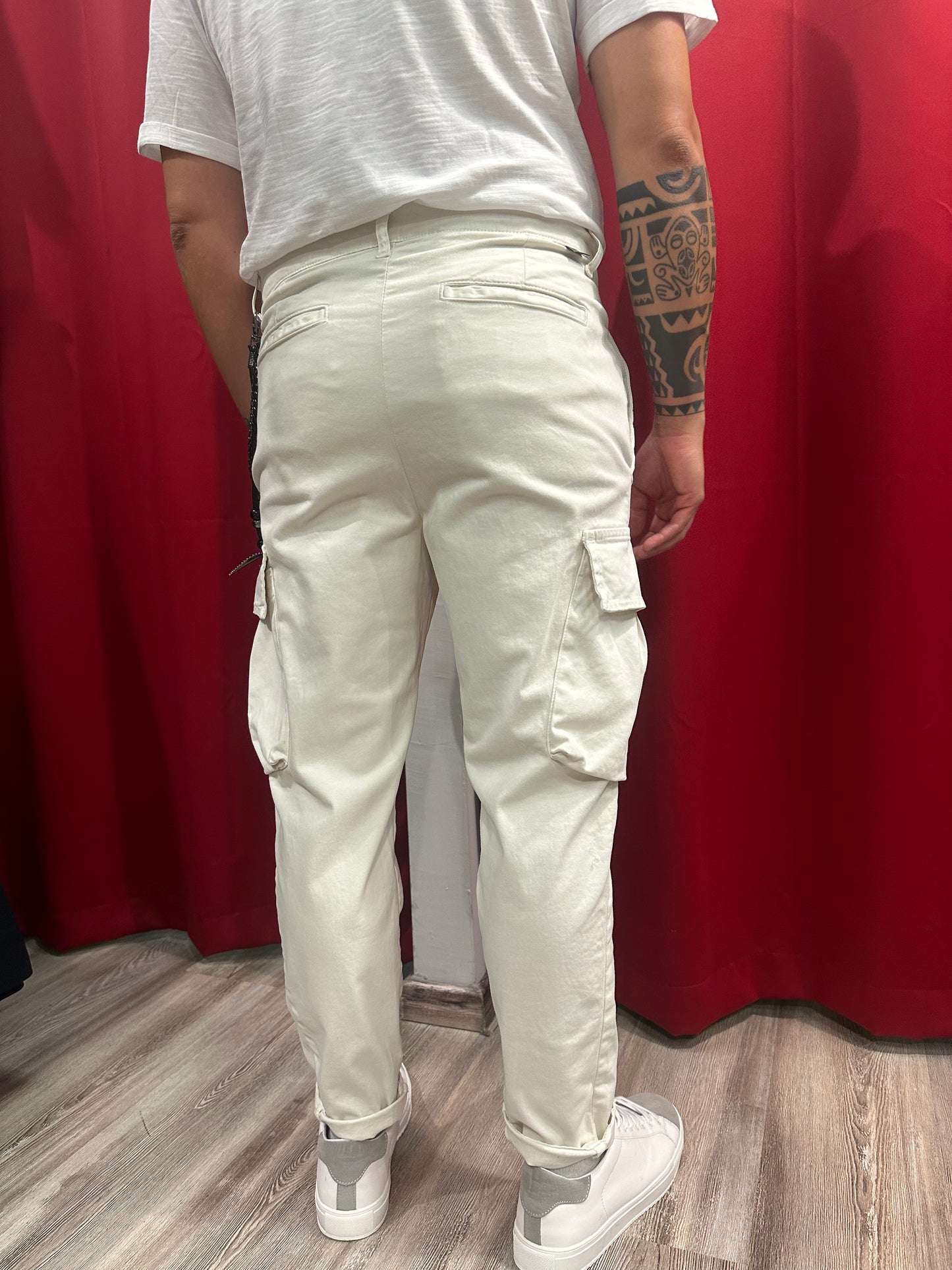 Pantalone Cargo Cropped