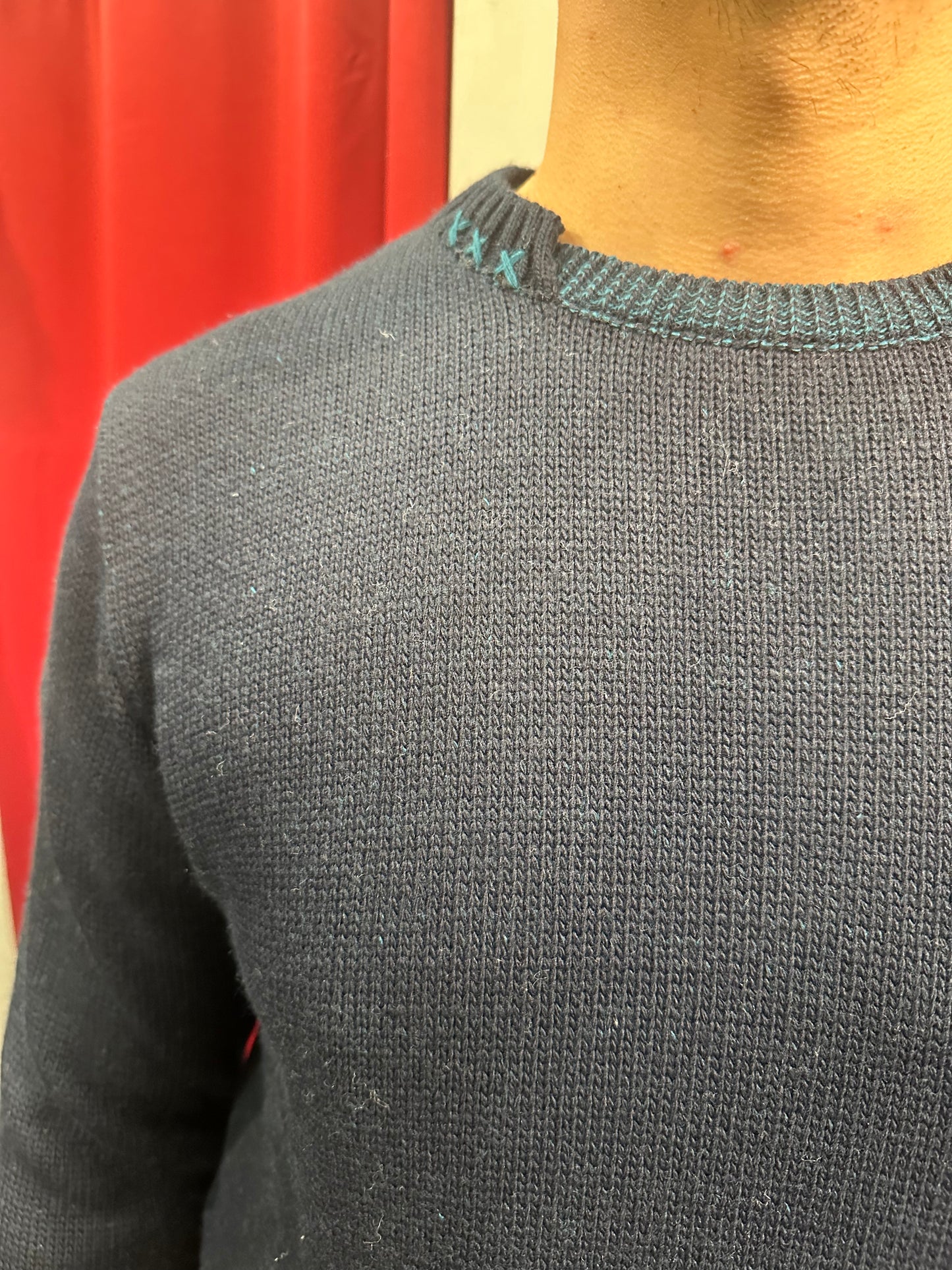 Maglia Paricollo con Toppe