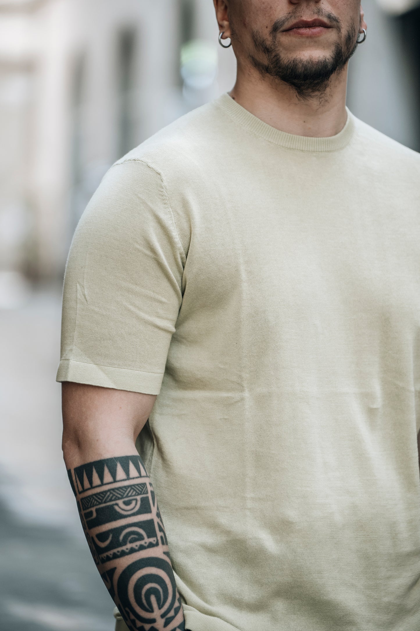 T-Shirt in filo OVER/D
