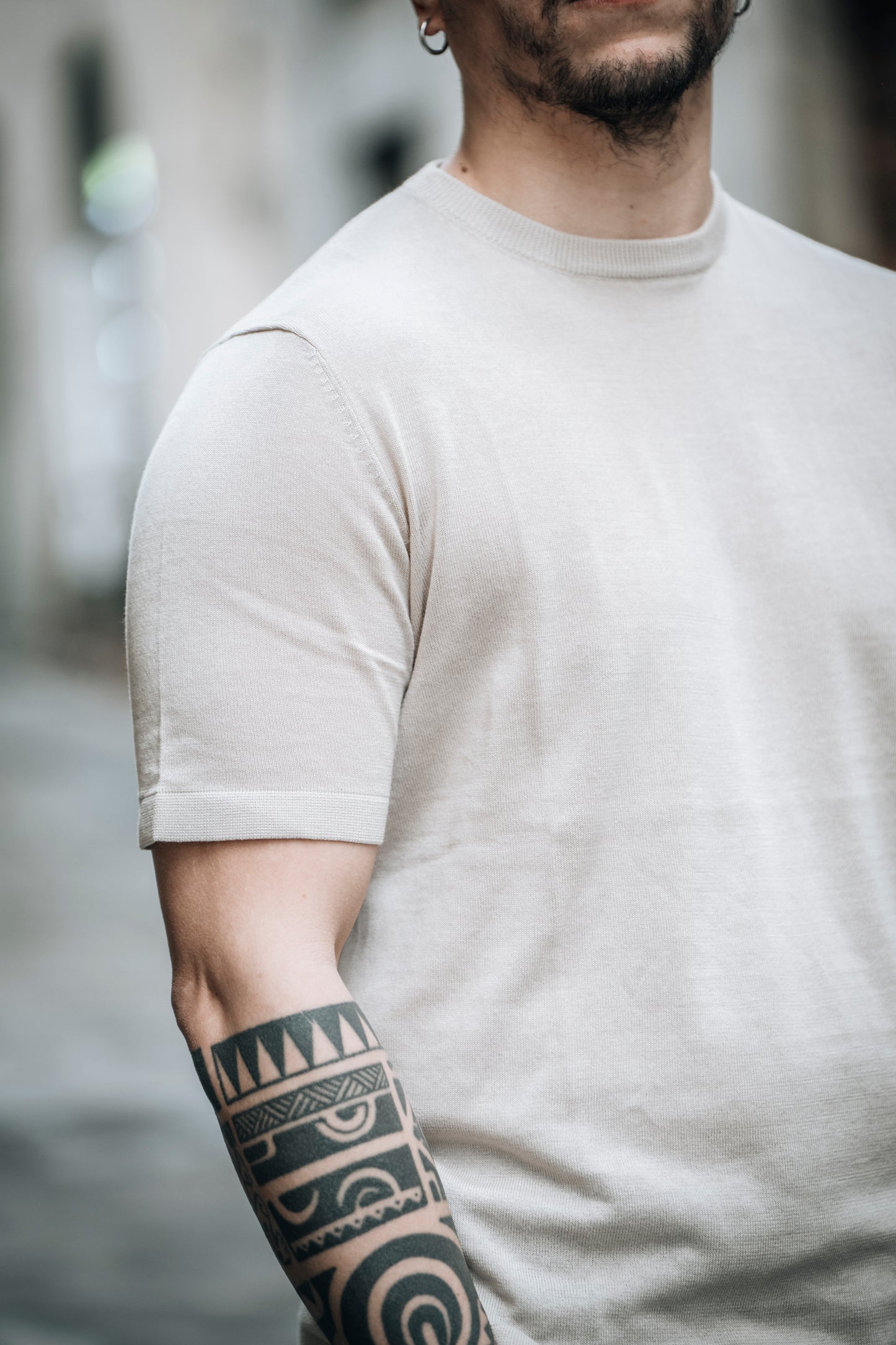 T-Shirt in filo OVER/D