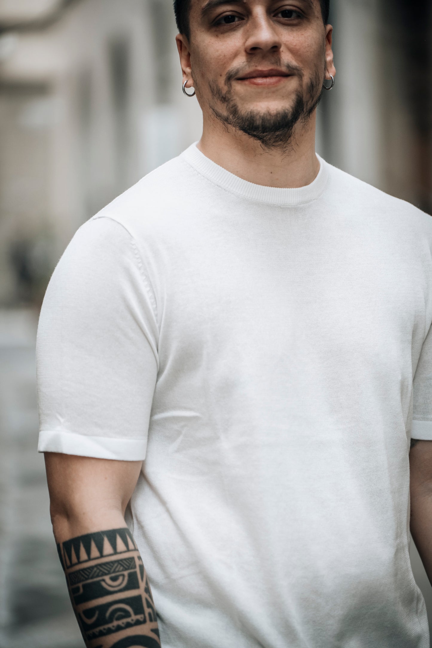 T-Shirt in filo OVER/D