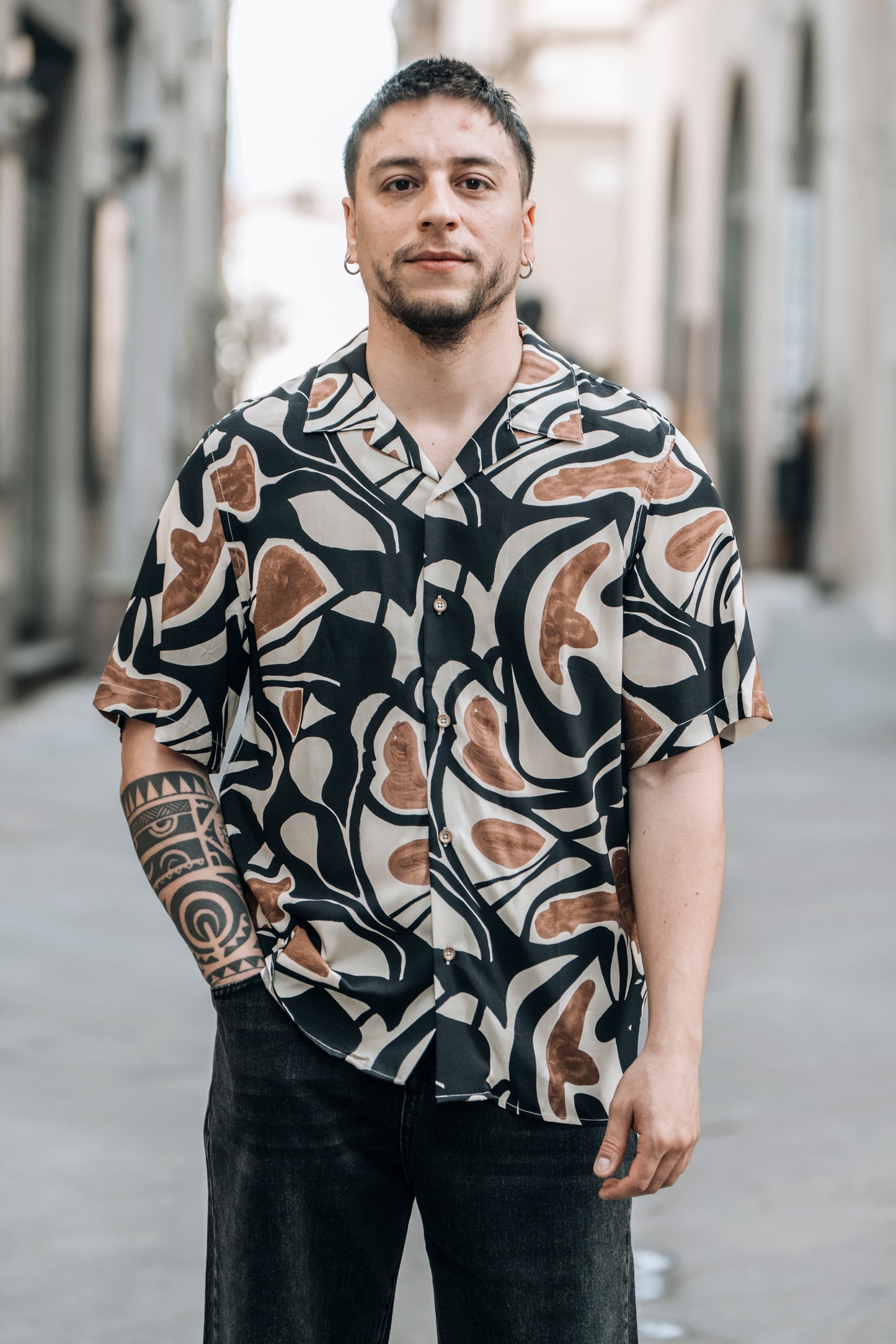 Camicia mezza manica fantasia IMPERIAL