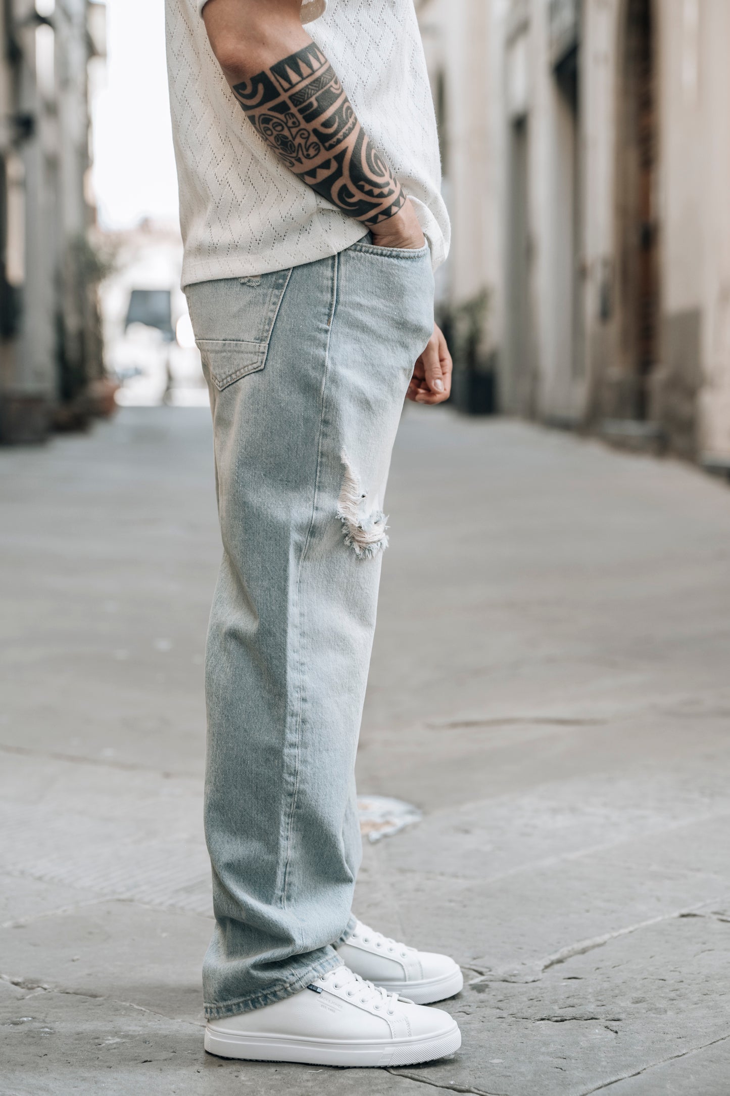 Jeans Baggy con strappi IMPERIAL