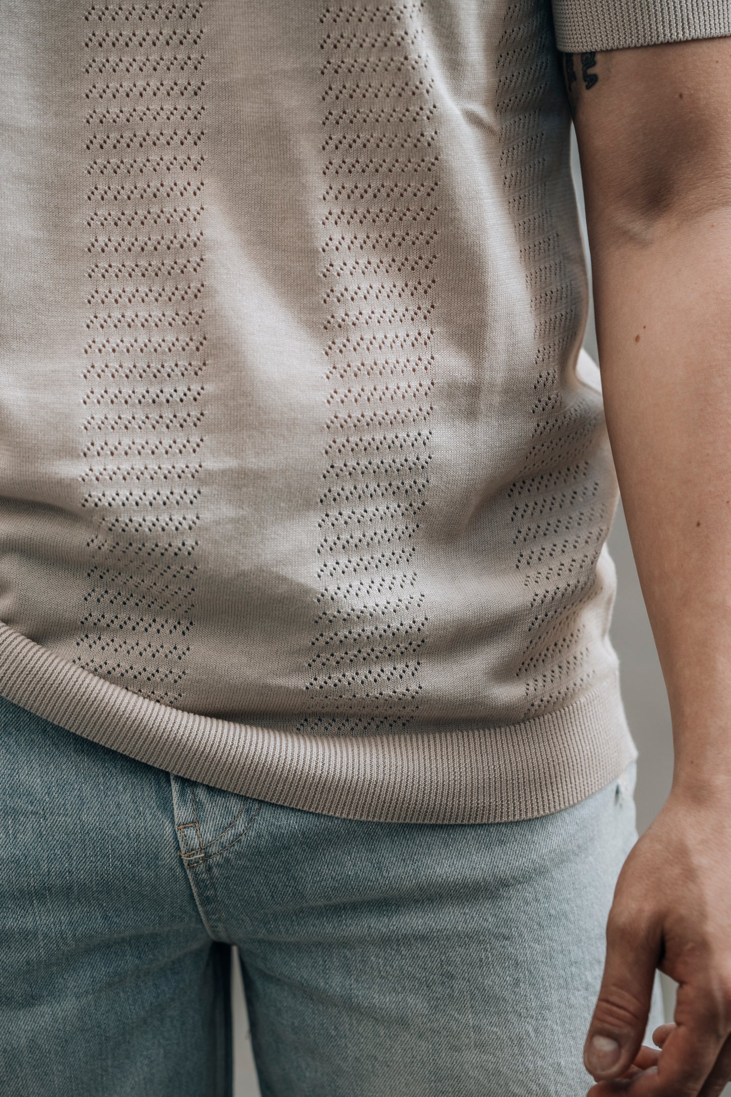 T-Shirt traforata OVER/D