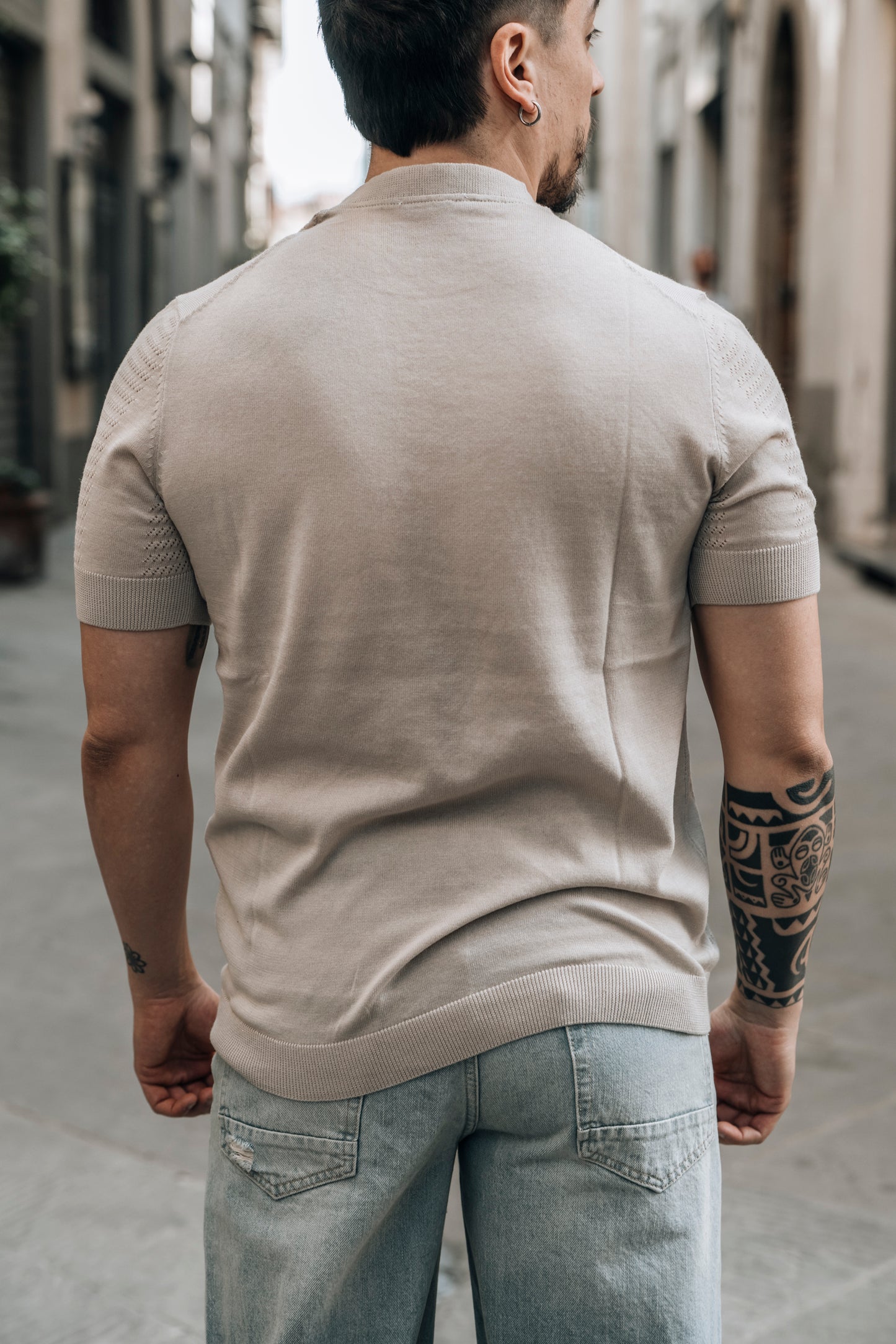 T-Shirt traforata OVER/D