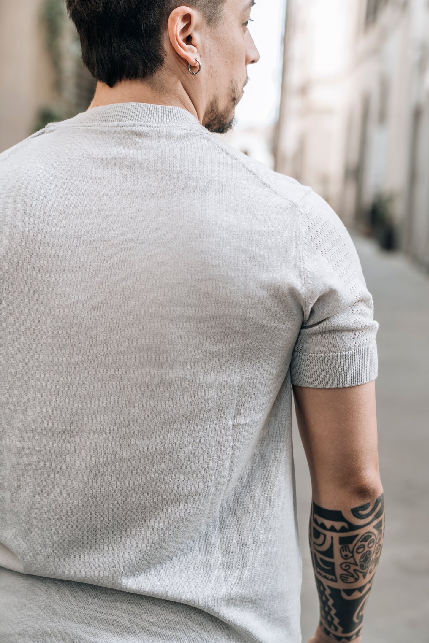 T-shirt traforata OVER/D