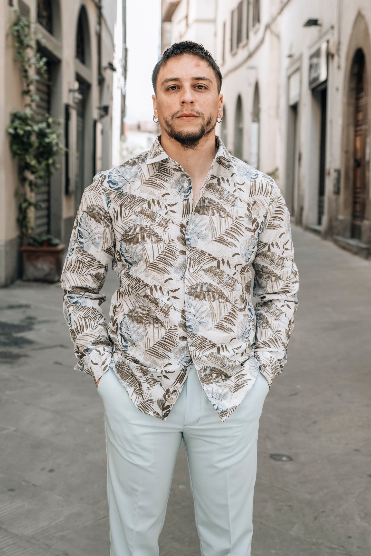 Camicia fantasia floreale IMPERIAL