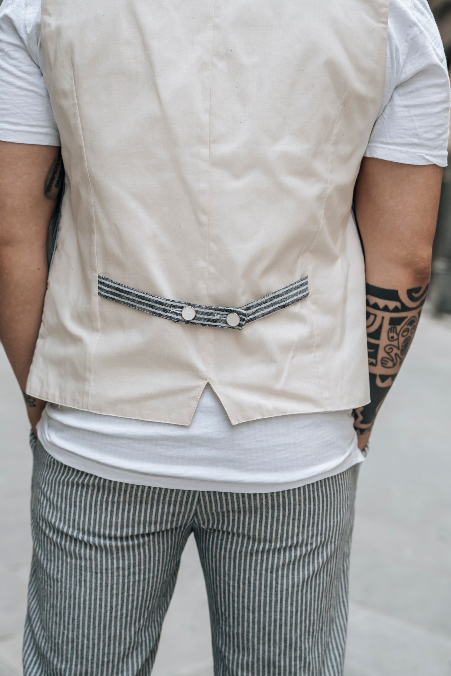 Gilet righe BLOCK11