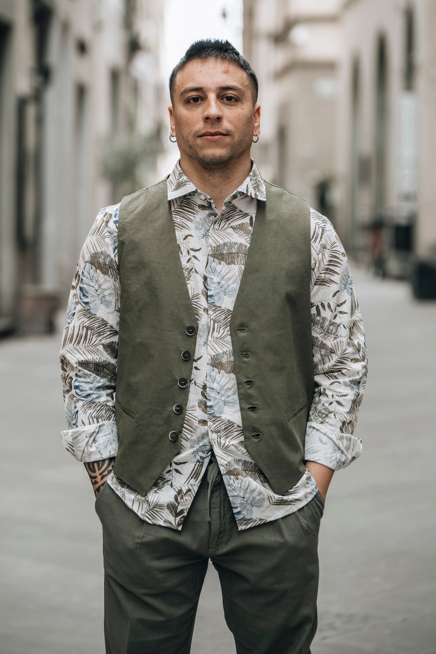 Gilet mistolino OVER/D