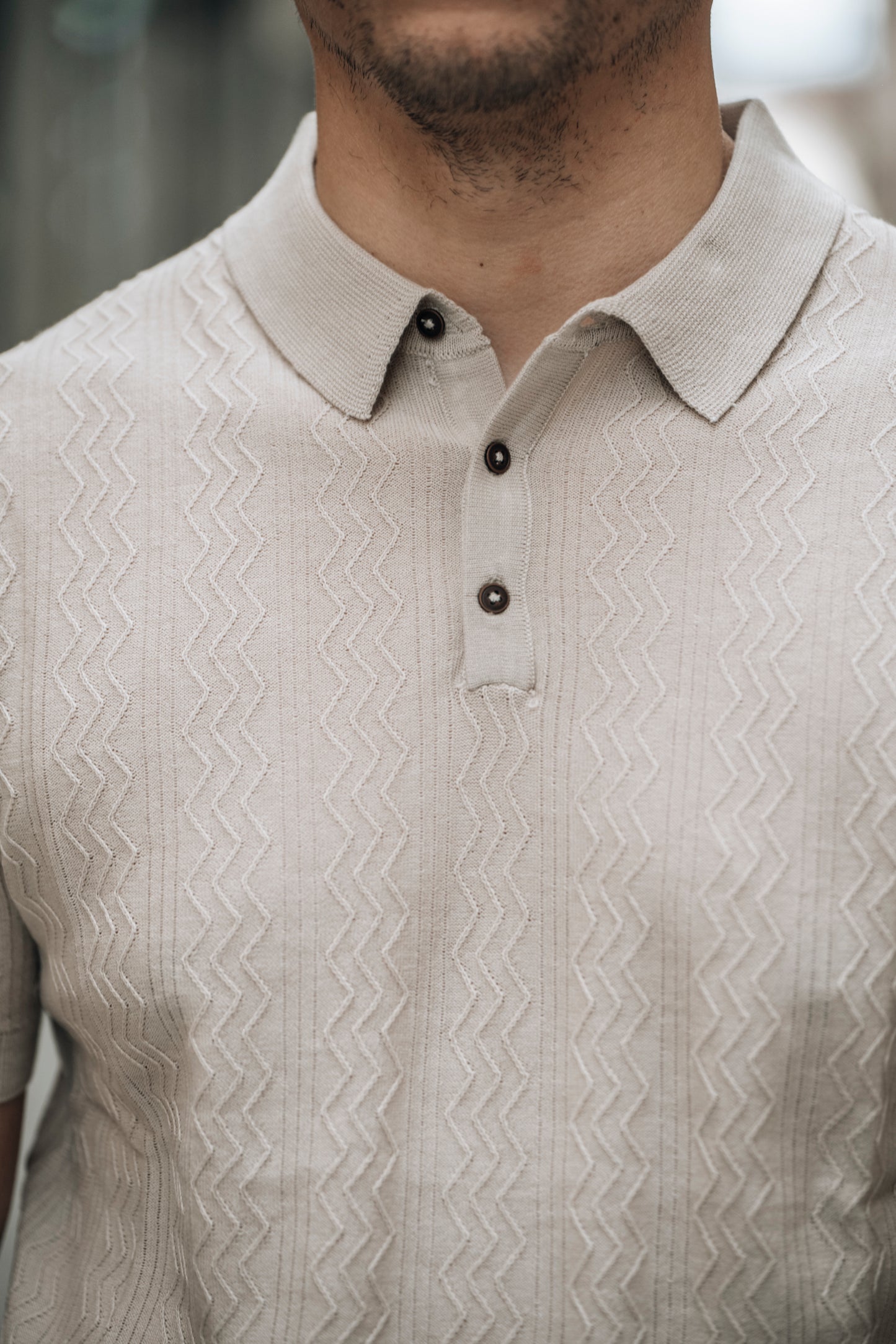 Polo con trama OVER/D