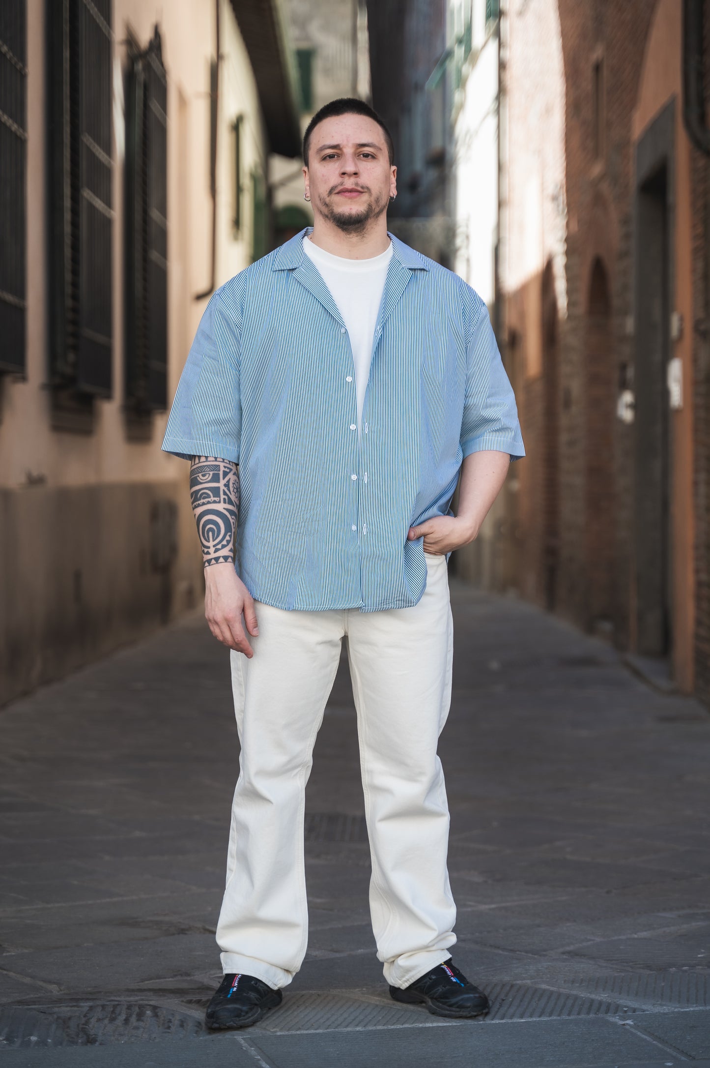 Camicia Mezza Manica OVER/D