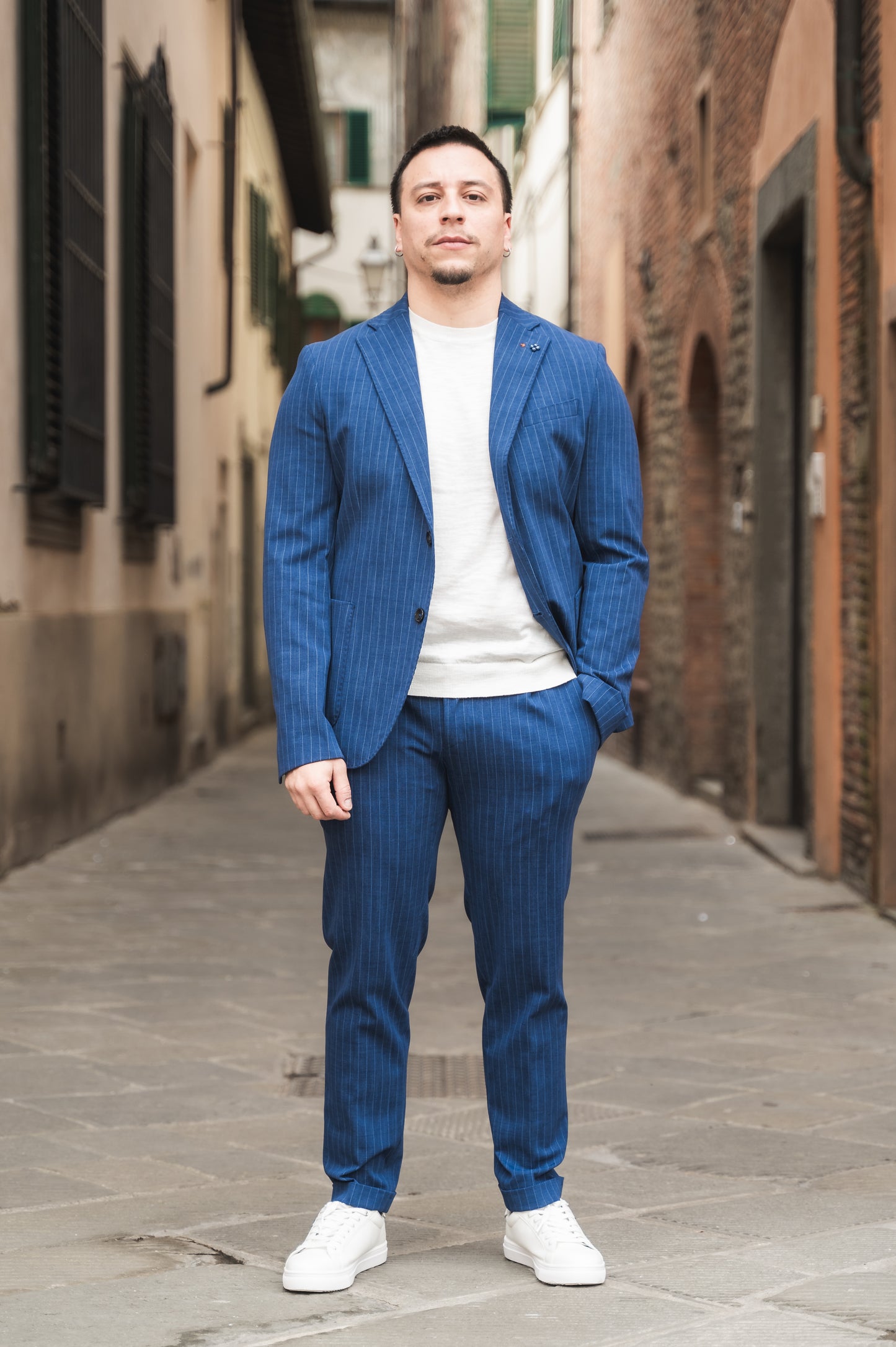 Giacca gessata EFFEBI