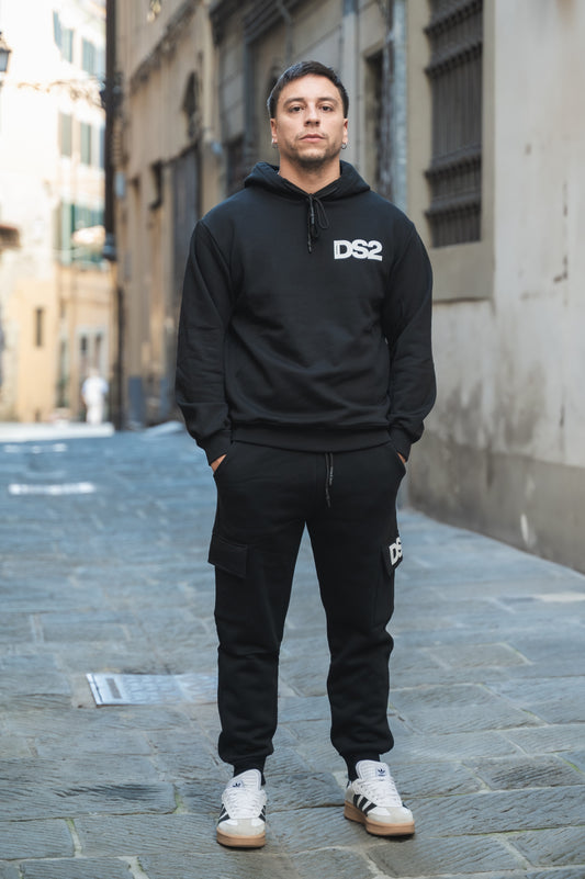 Felpa con cappuccio DS2