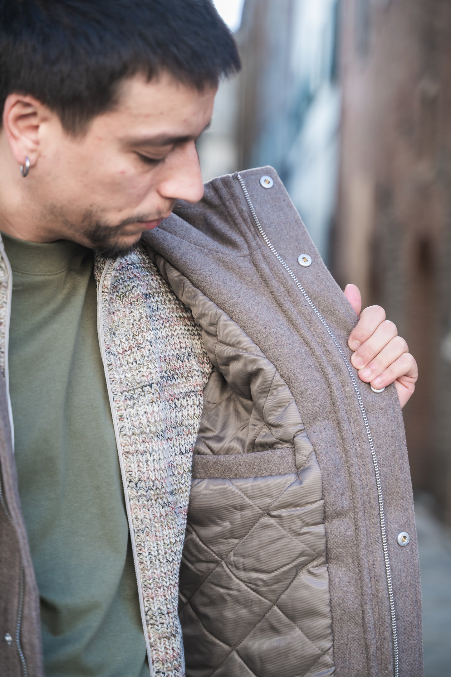 Giubbotto in panno J&J