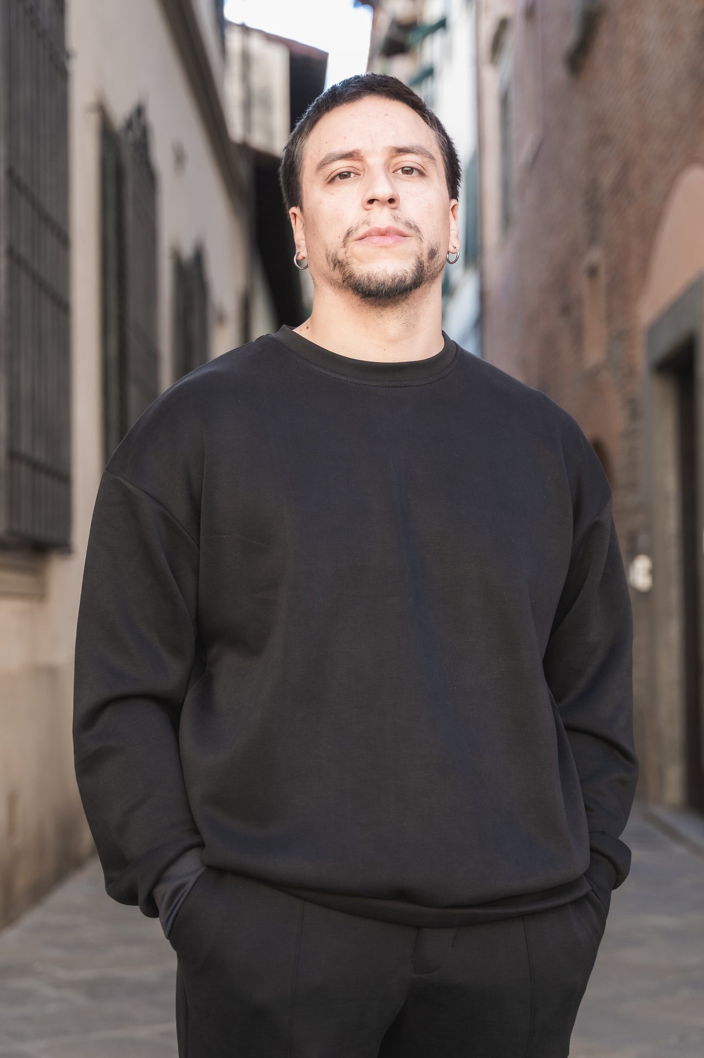 Felpa paricollo OVER/D