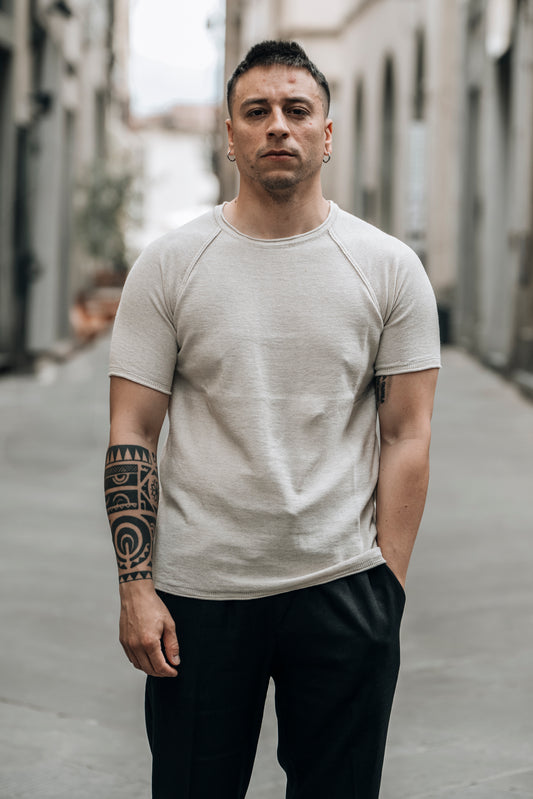 T-shirt in filo OVER/D