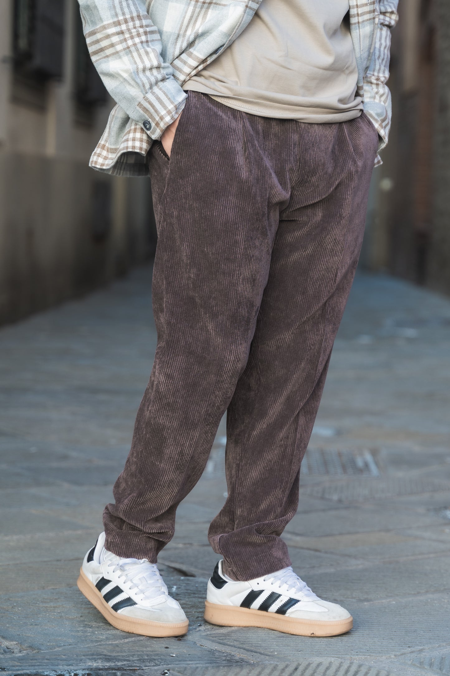 Pantalone in velluto Pencies OVER/D