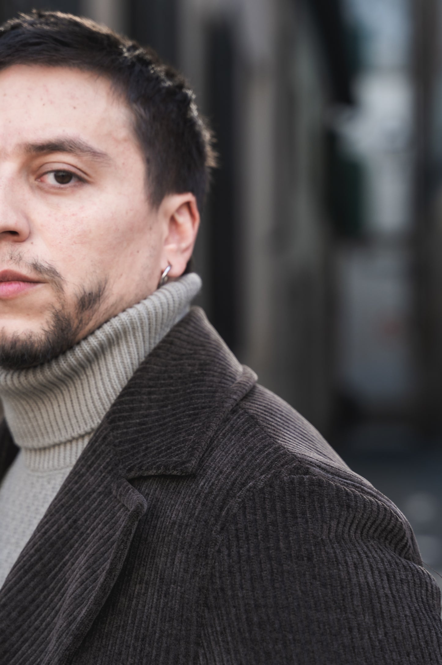 Giaccone Doppiopetto in velluto EFFEBI