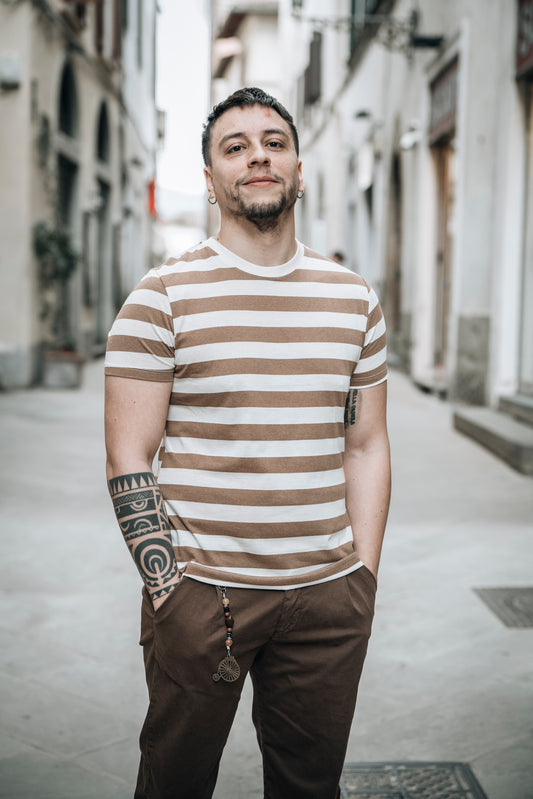 T-shirt Righe OVER/D