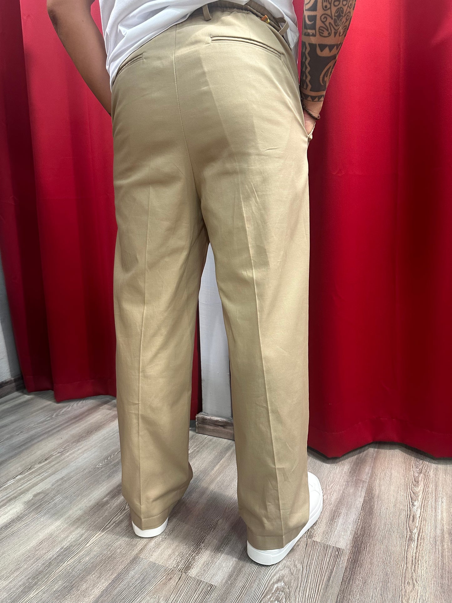 Pantalone con Laccio Gamba Larga