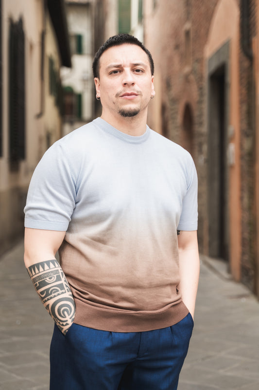 T-shirt in filo di cotone IMPERIAL