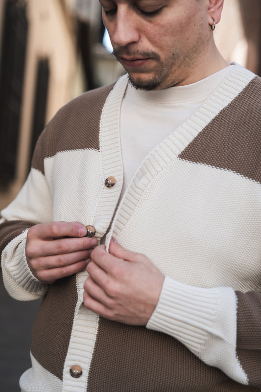 Cardigan a riga larga IMPERIAL