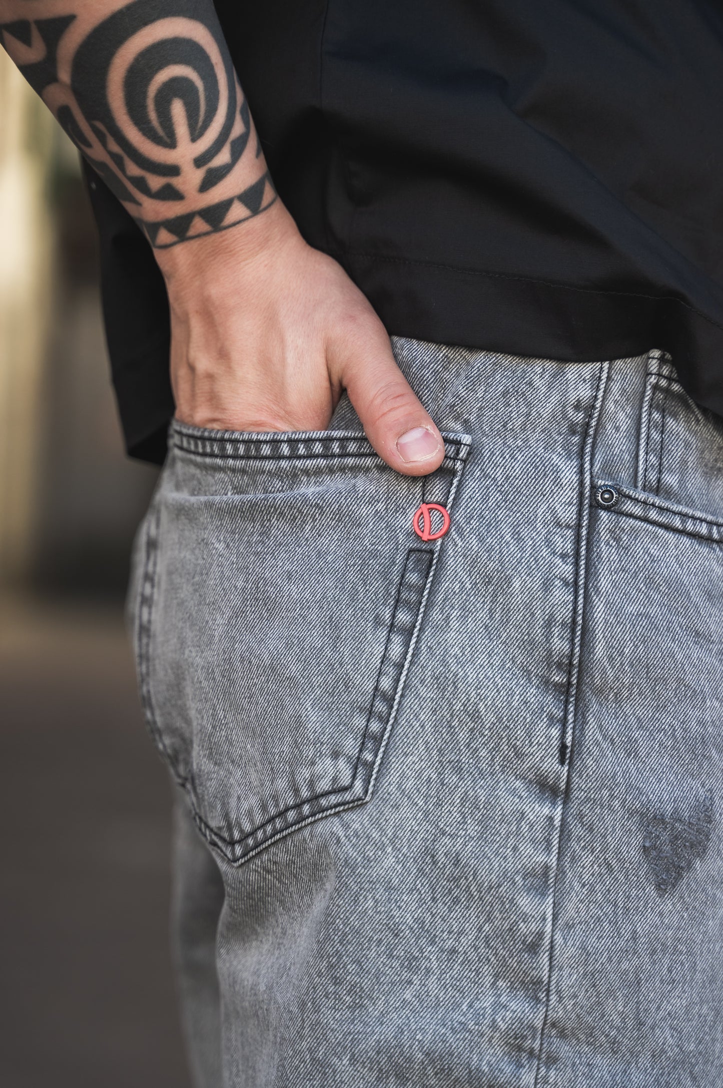 Jeans Grigio OVER/D