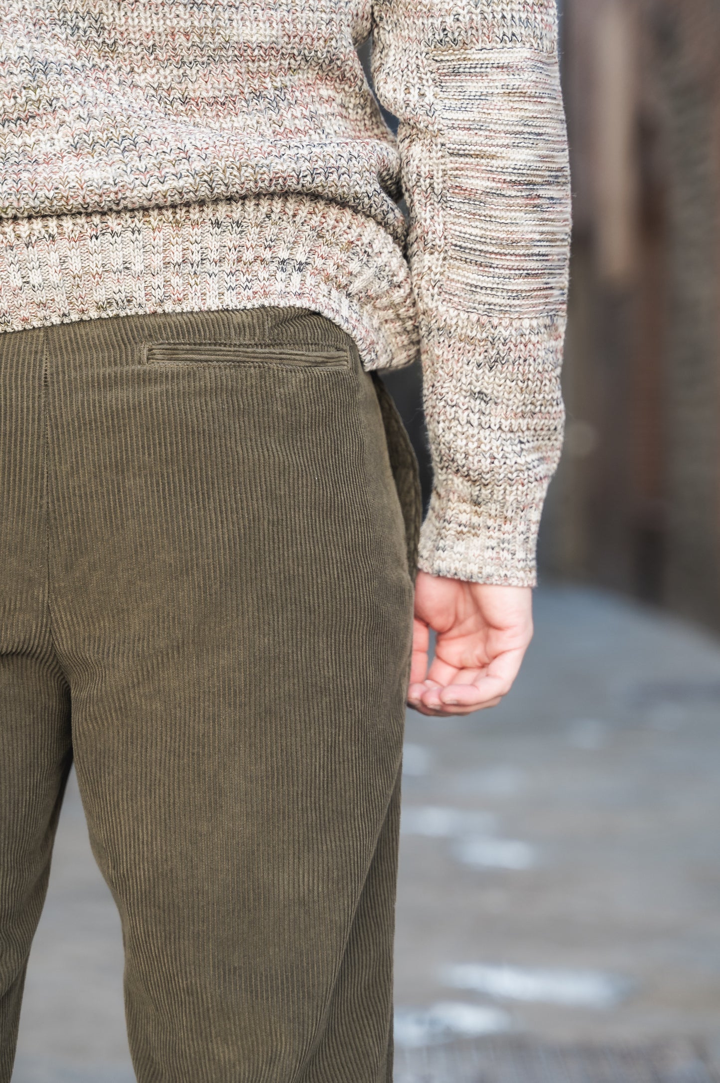 Pantalone Cropped Velluto OVER/D