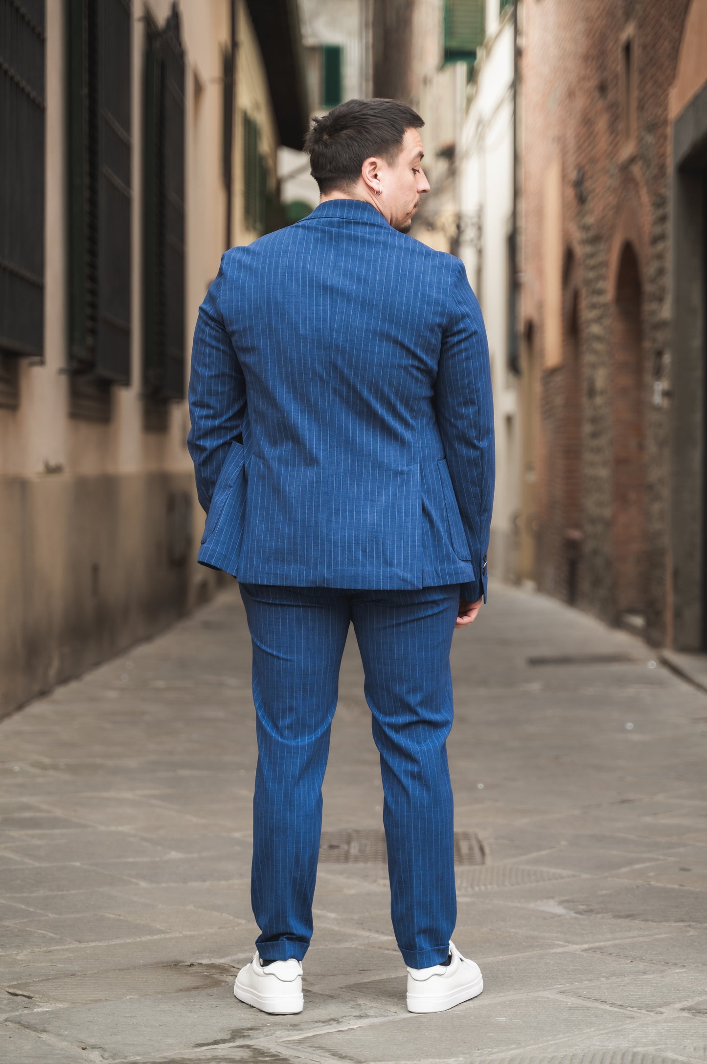Pantalone gessato EFFEBI
