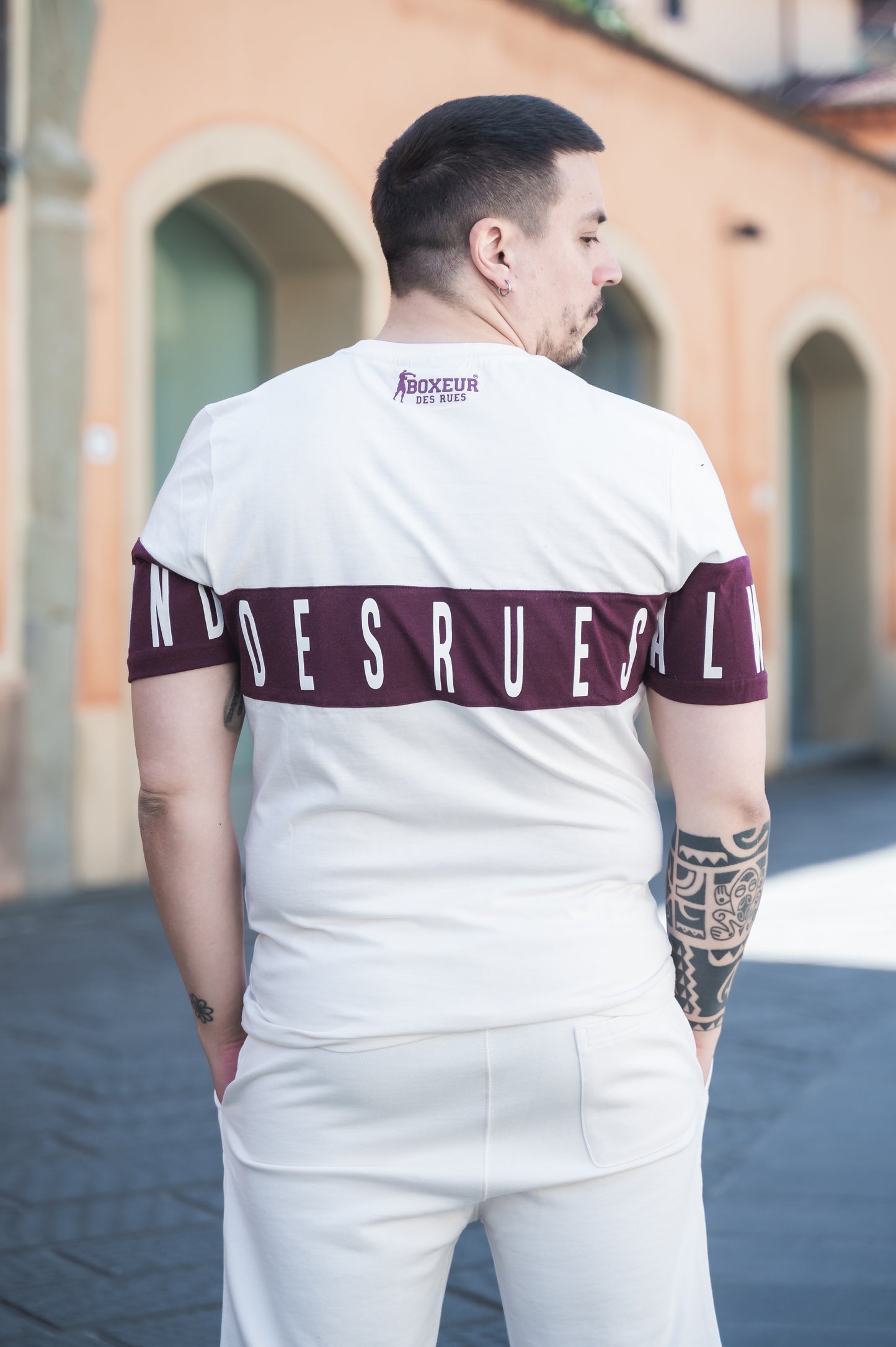 T-shirt bicolore BOXEUR DES RUES